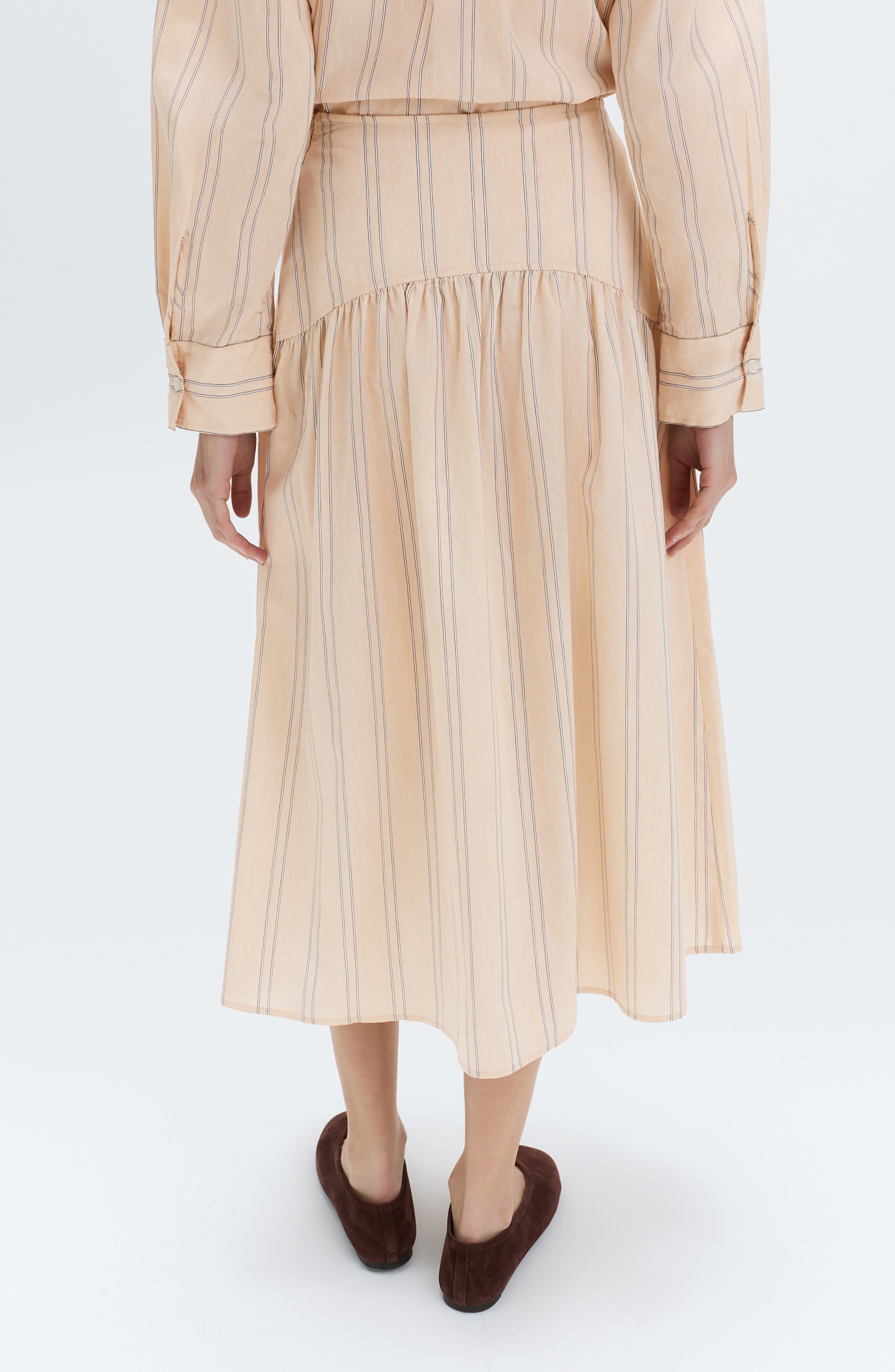 Stripe Midi Skirt - image 2