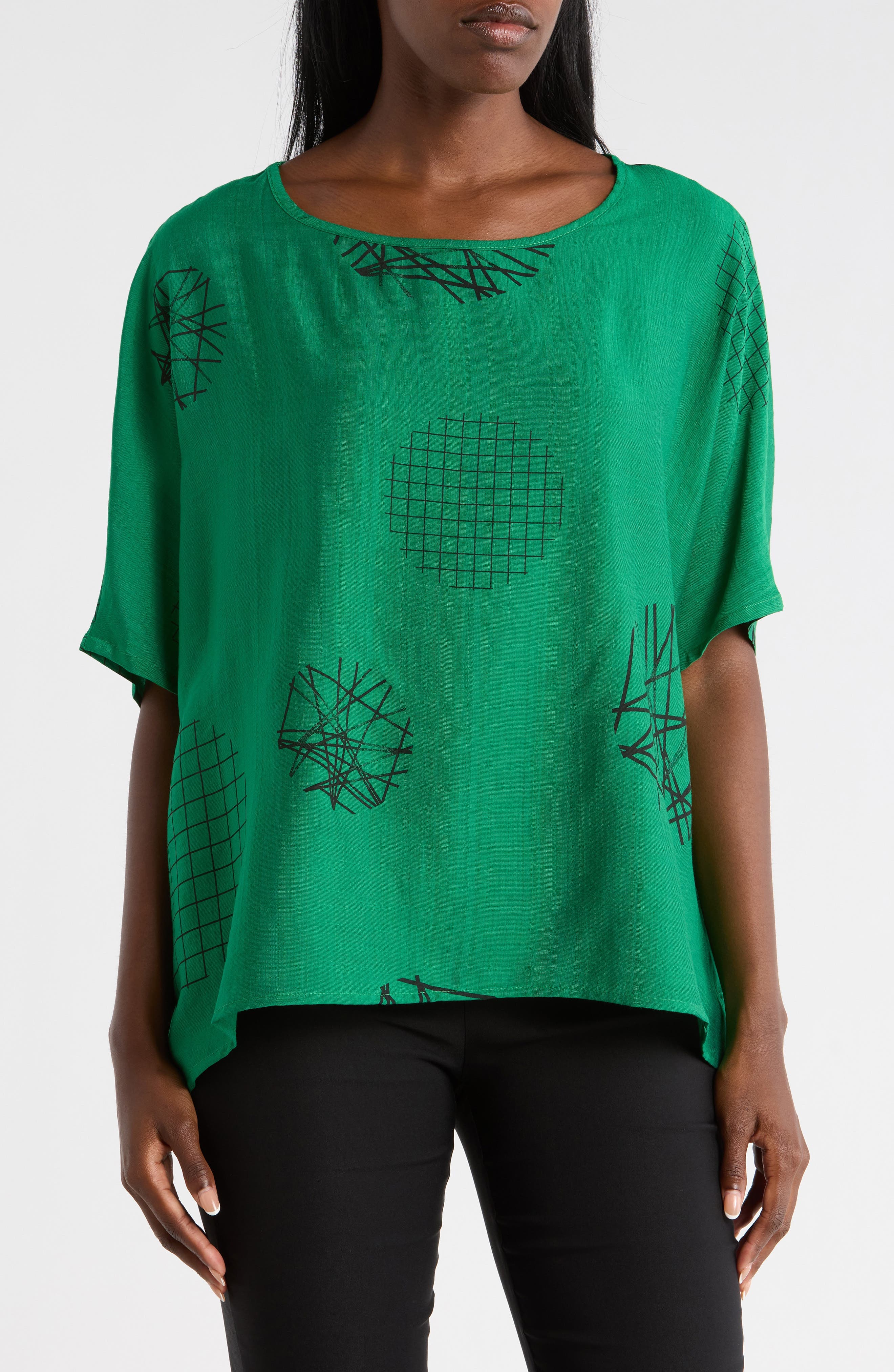 Scribble Print Top - image 1