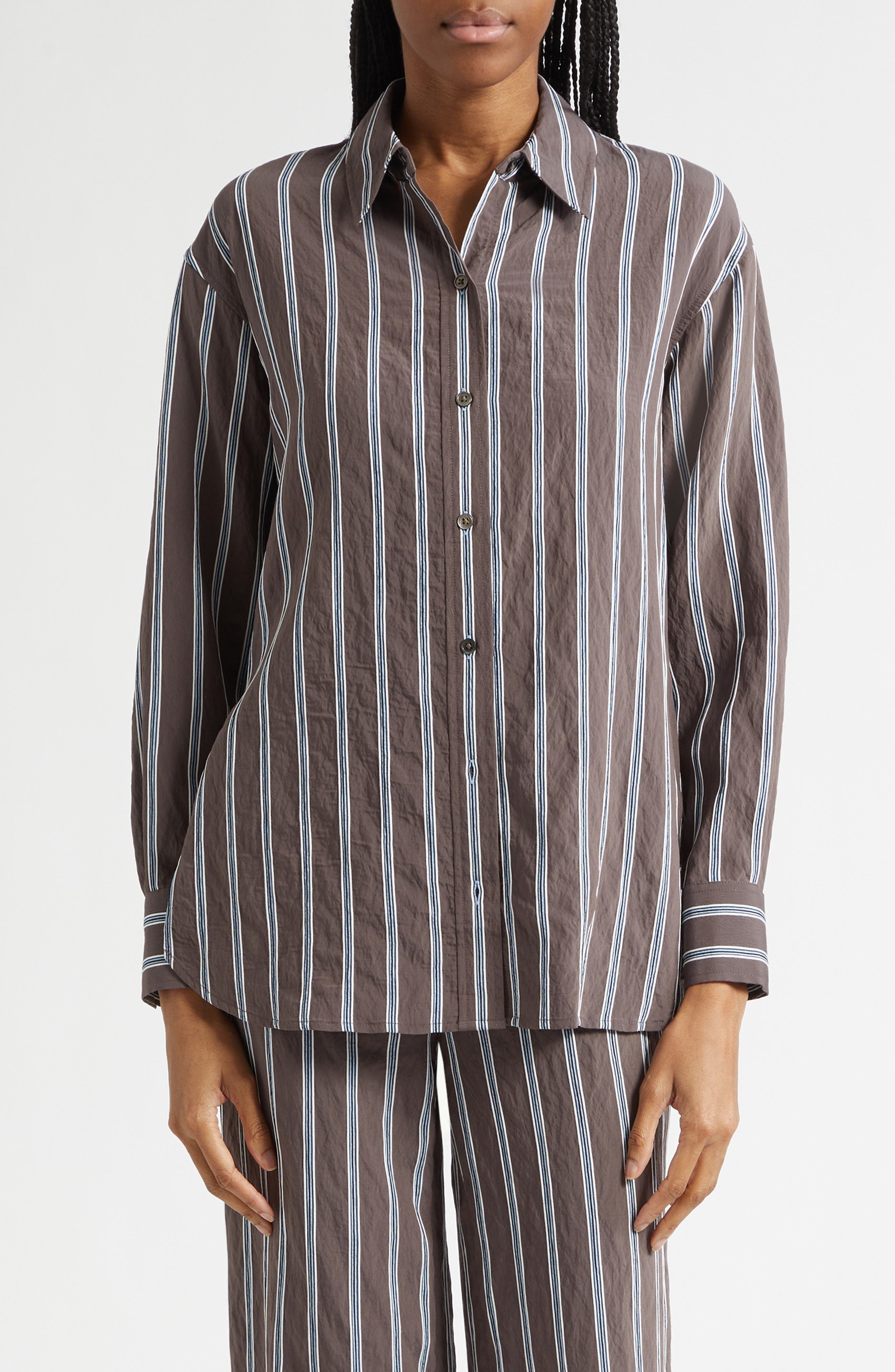 Lloyd Stripe Woven Shirt - image 1