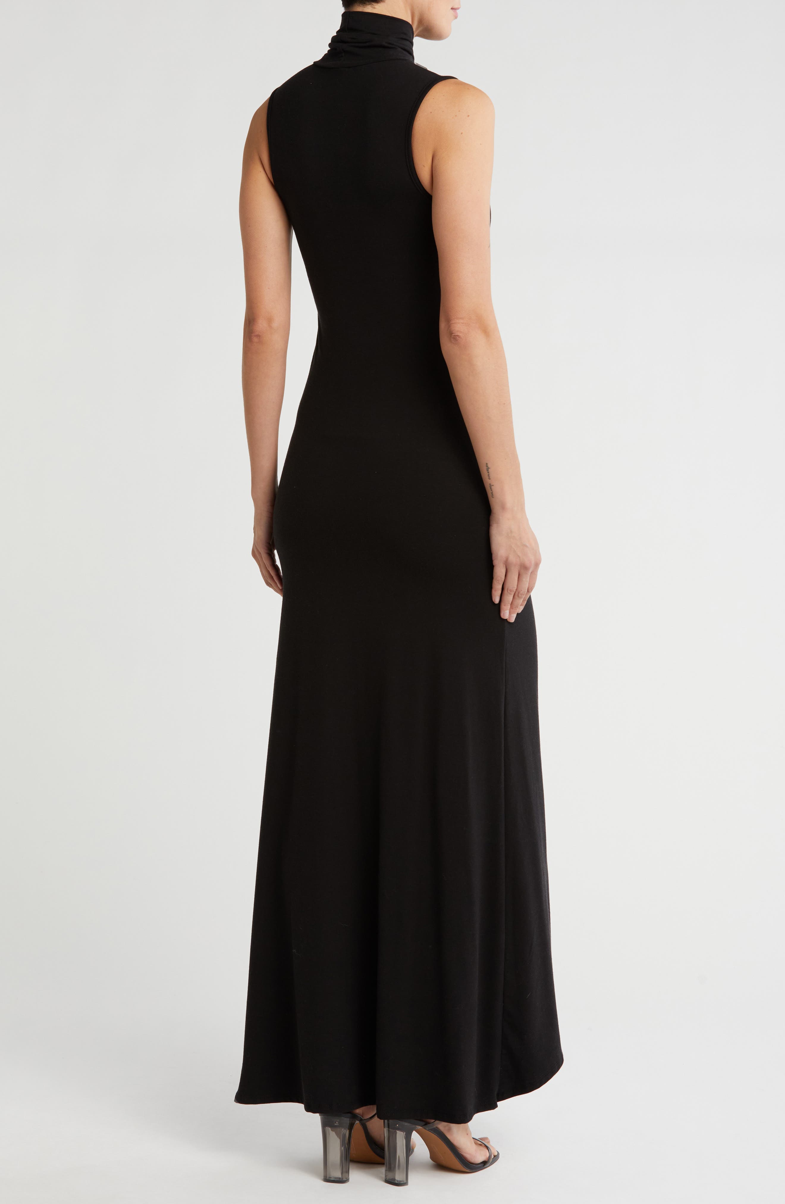 Turtleneck Sleeveless Maxi Dress - image 2