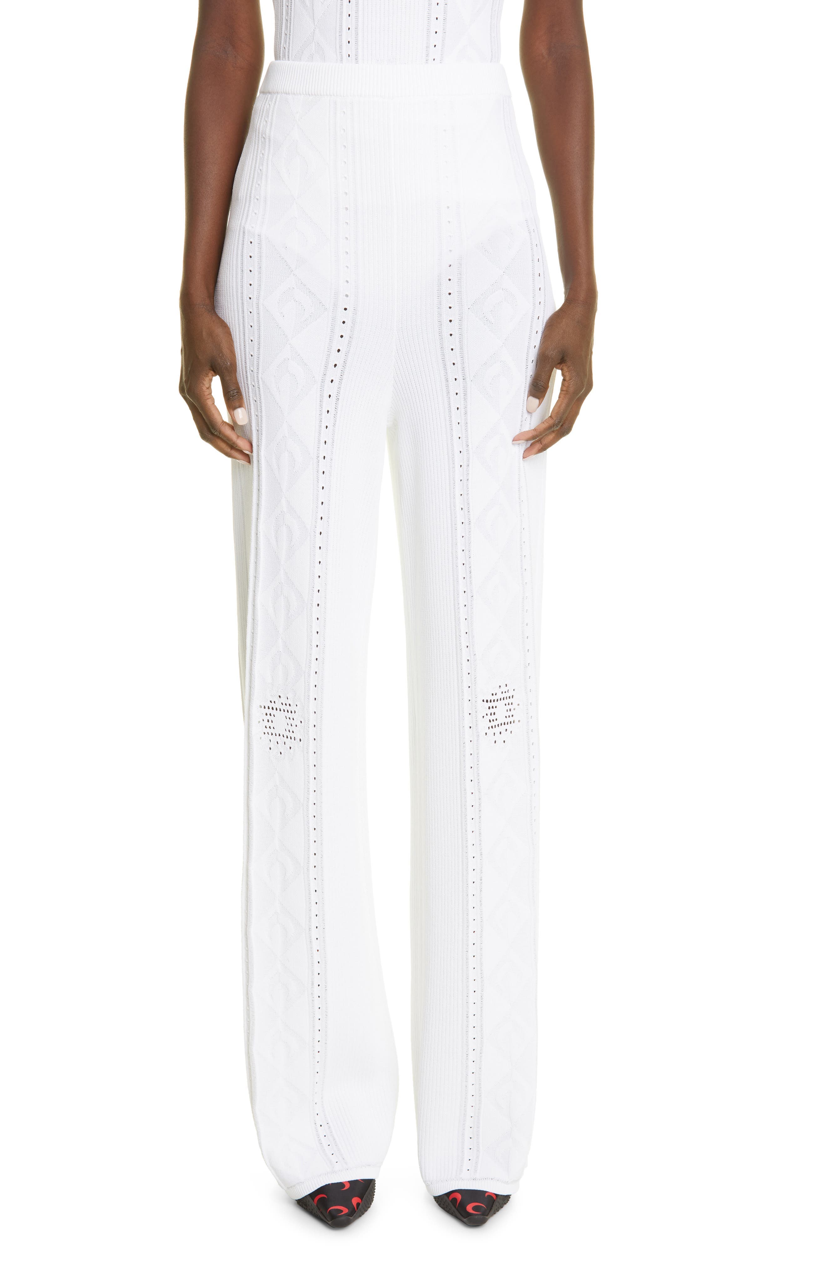 Lunar Pointelle Sweater Pants - image 1