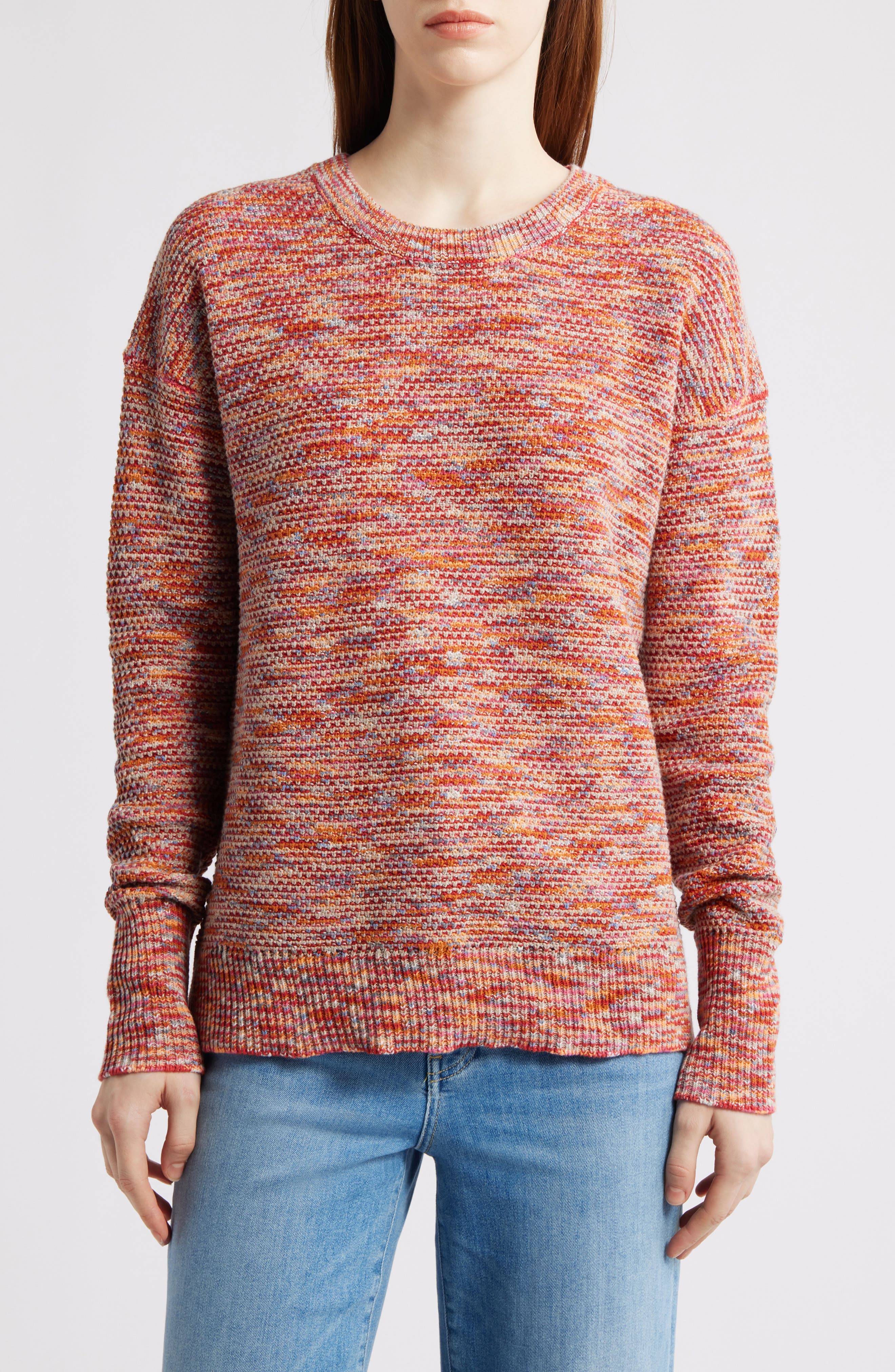 Space Dye Cotton Sweater - image 1
