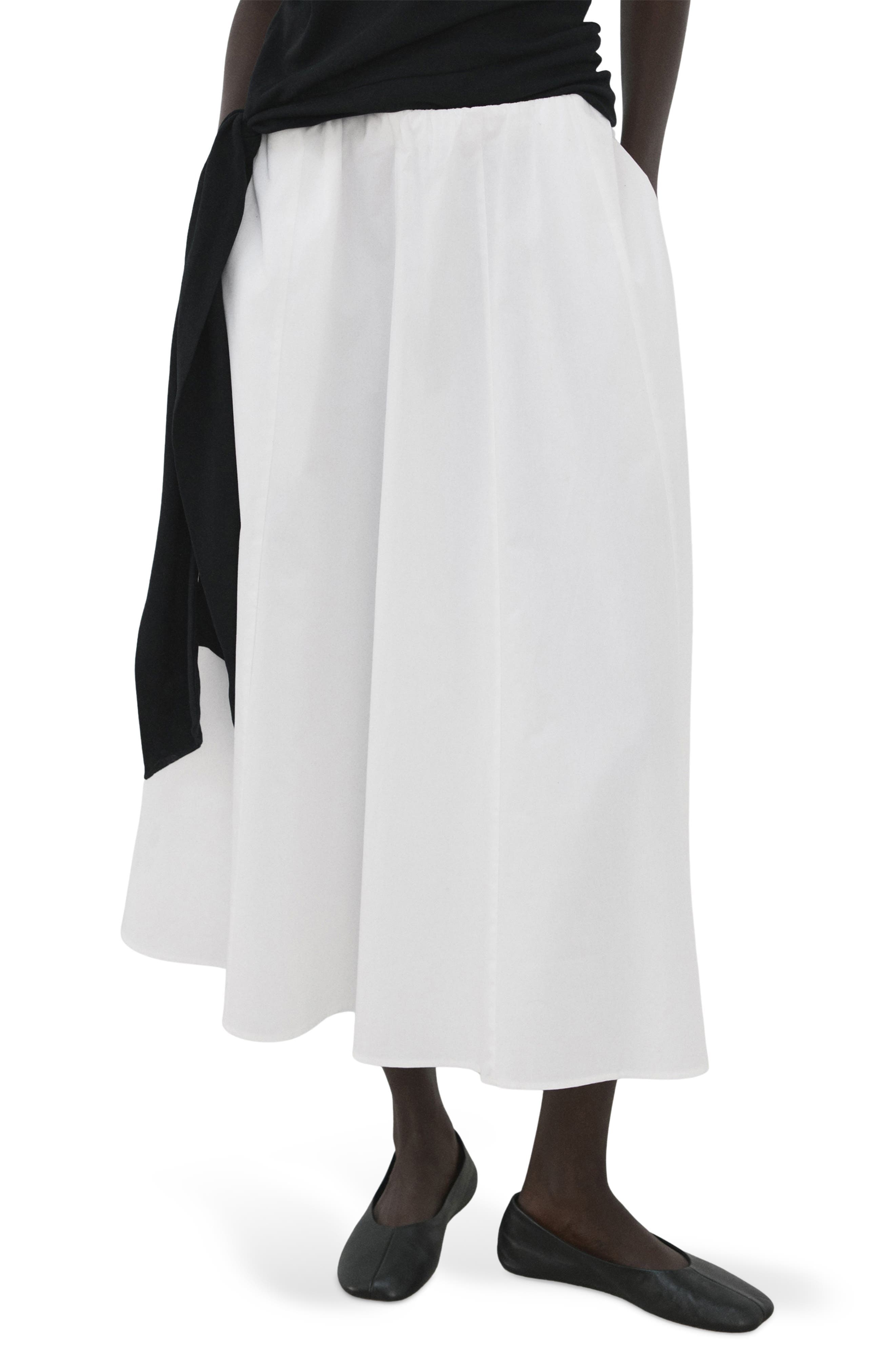 Falda Newcreta Cotton A-Line Skirt - image 3