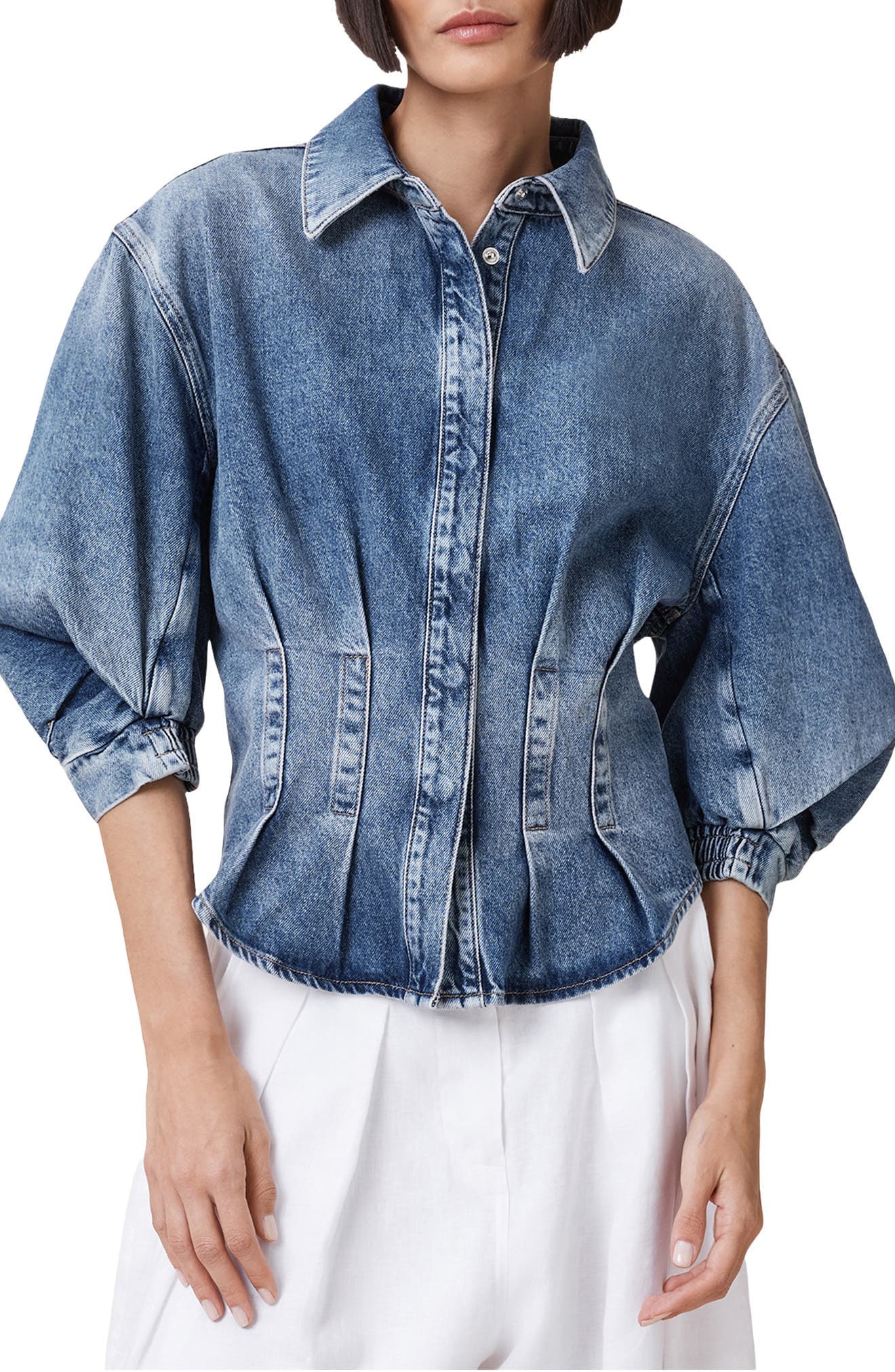 Nancy Denim Shirt - image 1