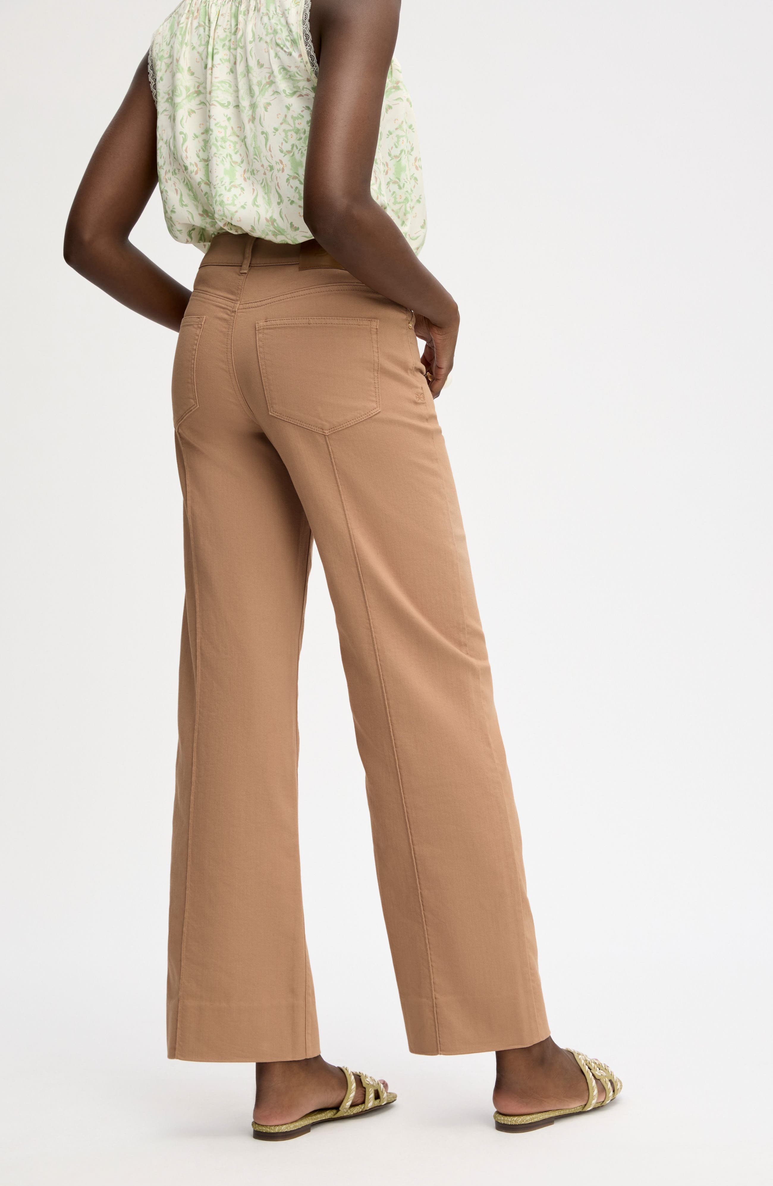Pintuck Wide Leg Trouser Jeans - image 4