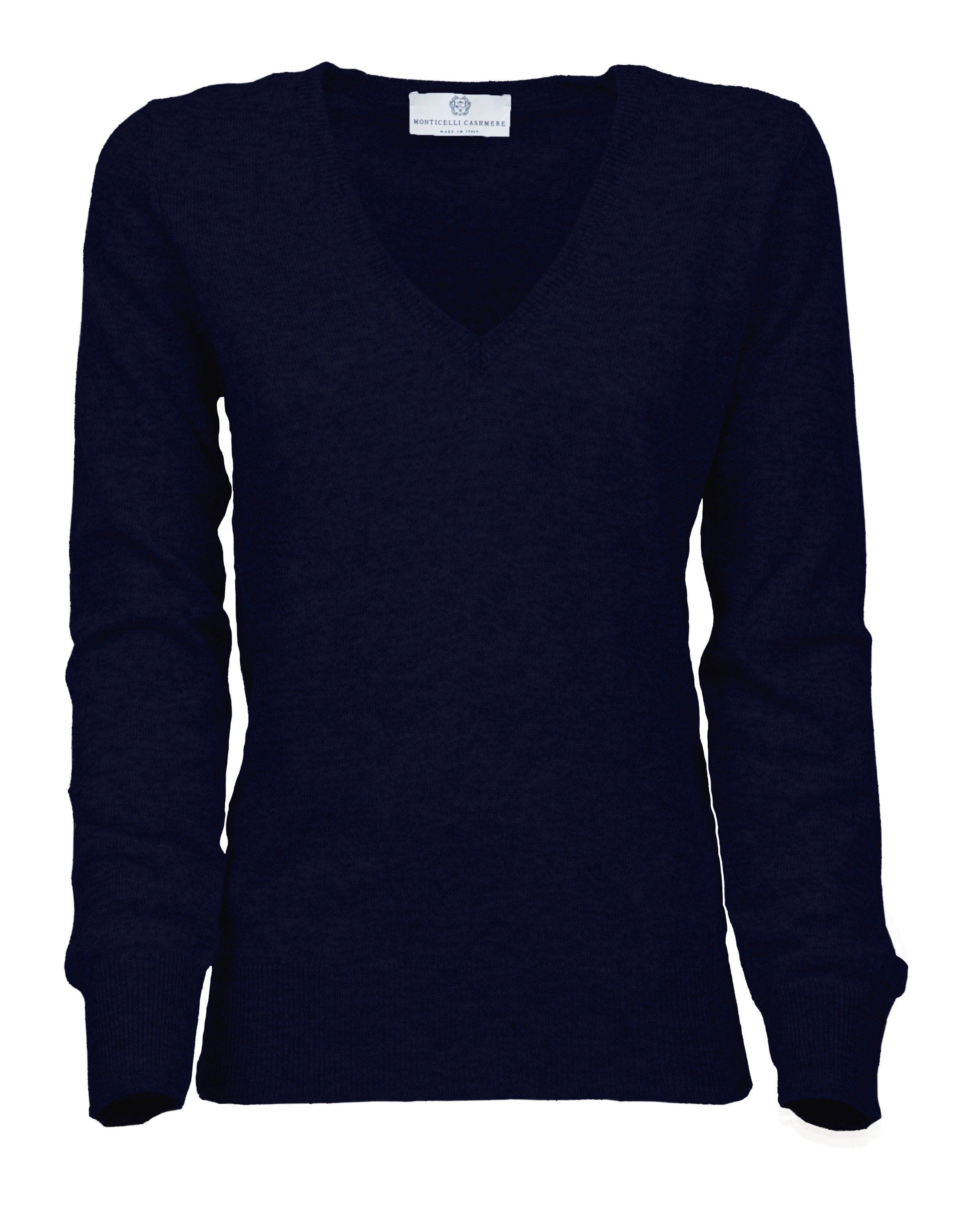 Pure Cashmere Essential V-Neck Sweater - image 5