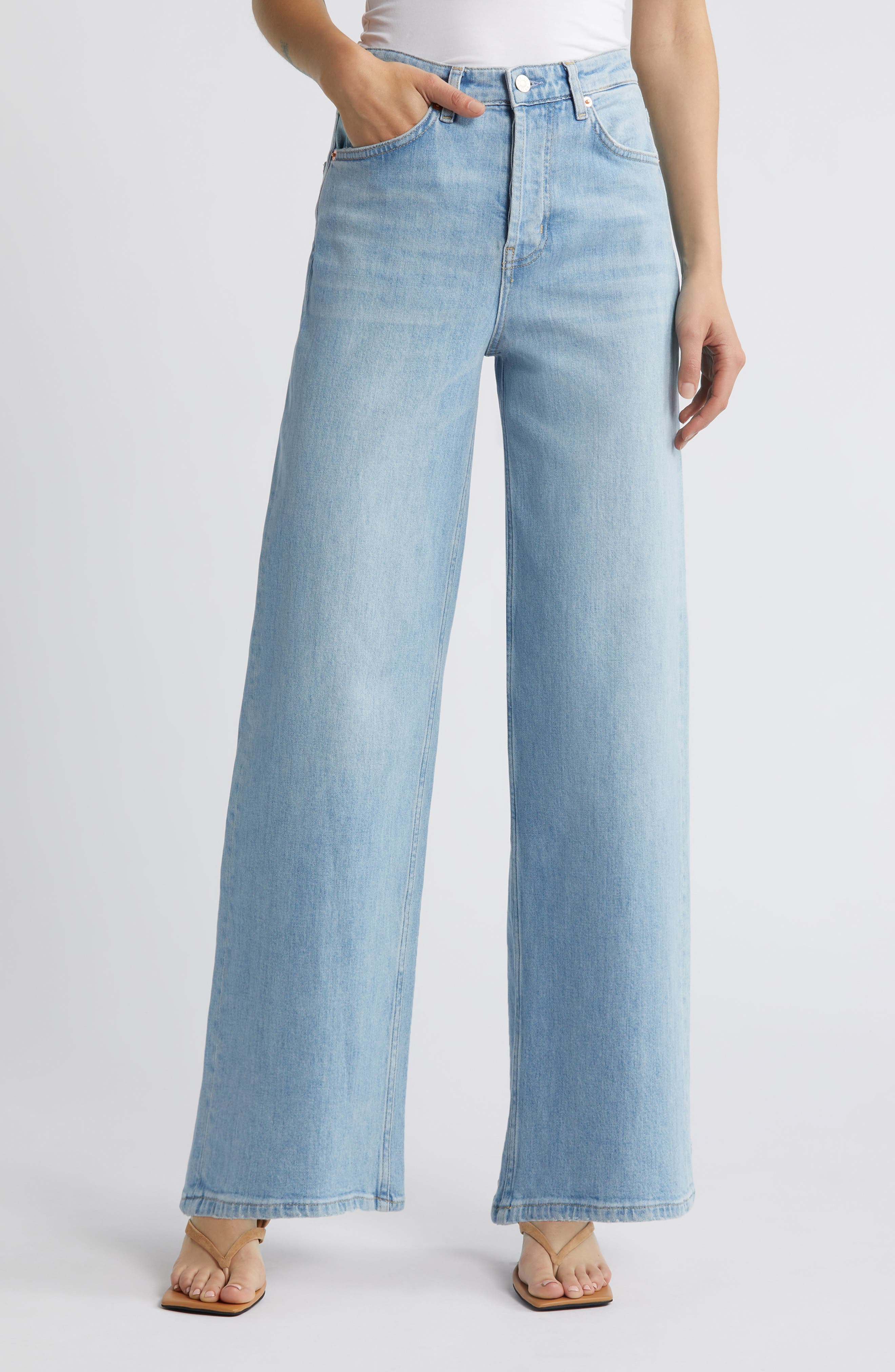 Getty High Waist Wide Leg Jeans - image 1