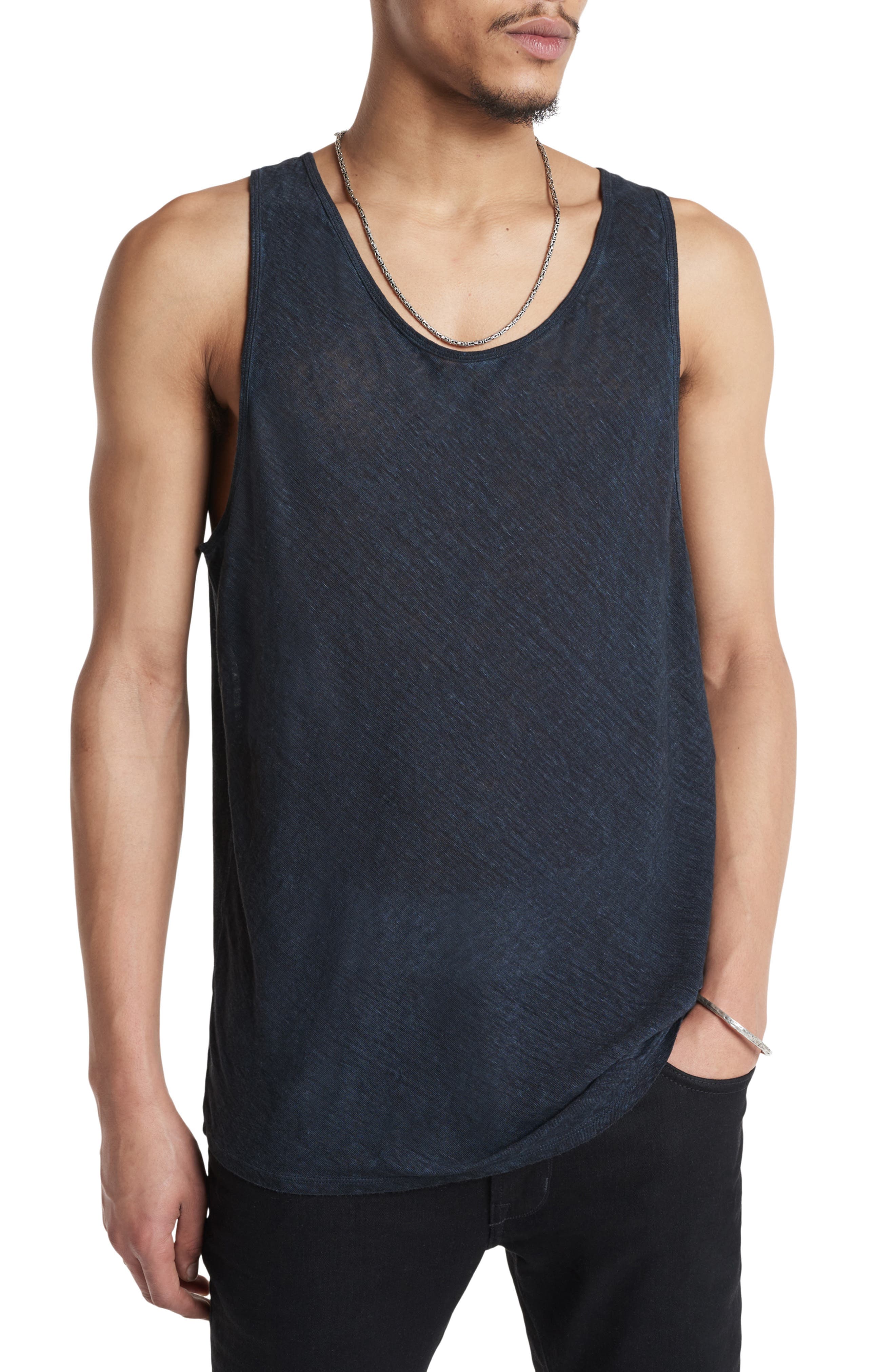 Broome Slim Fit Linen Tank - image 1