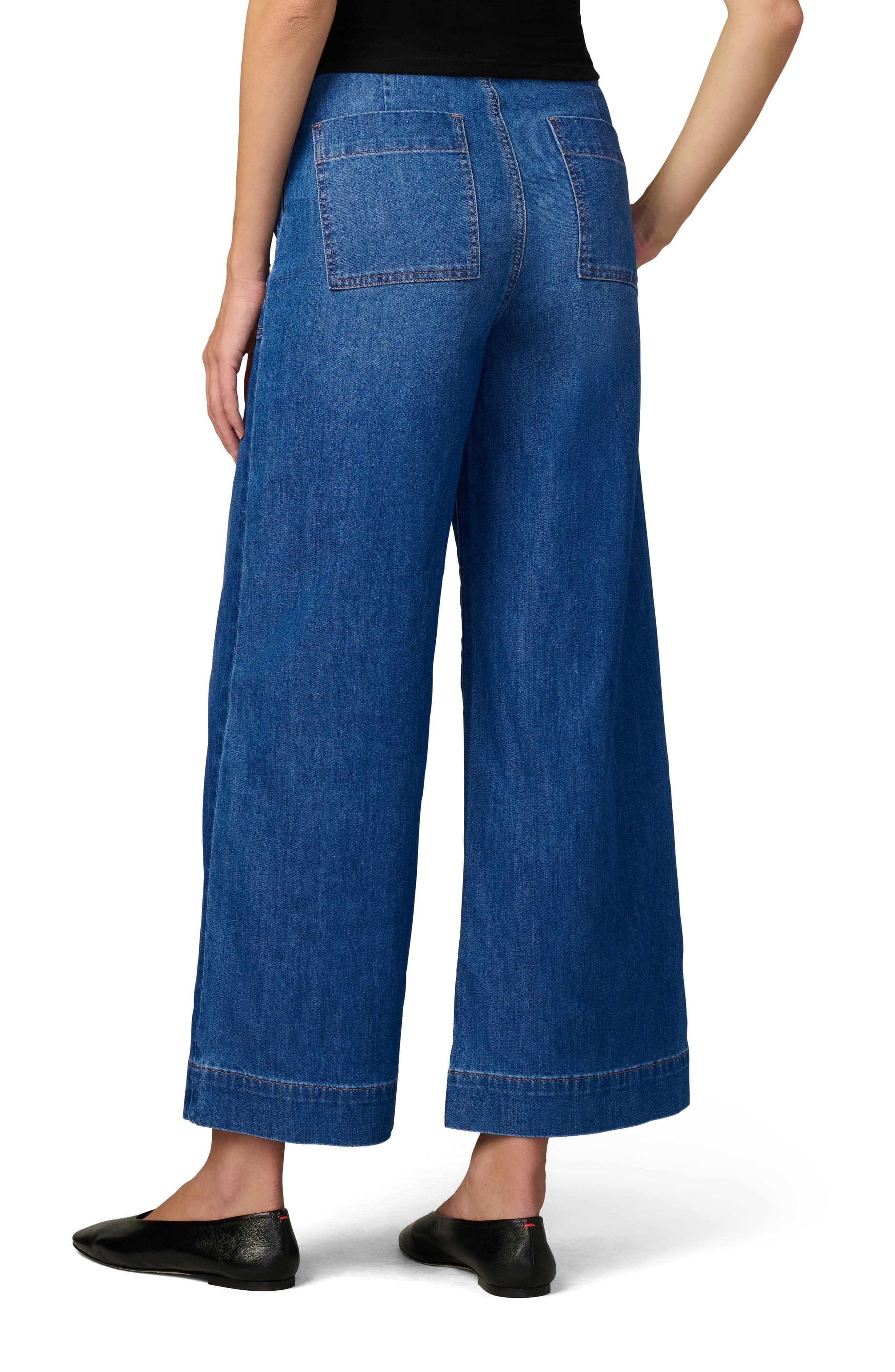 The Madeline Ankle Wide Leg Drawstring Jeans - image 2