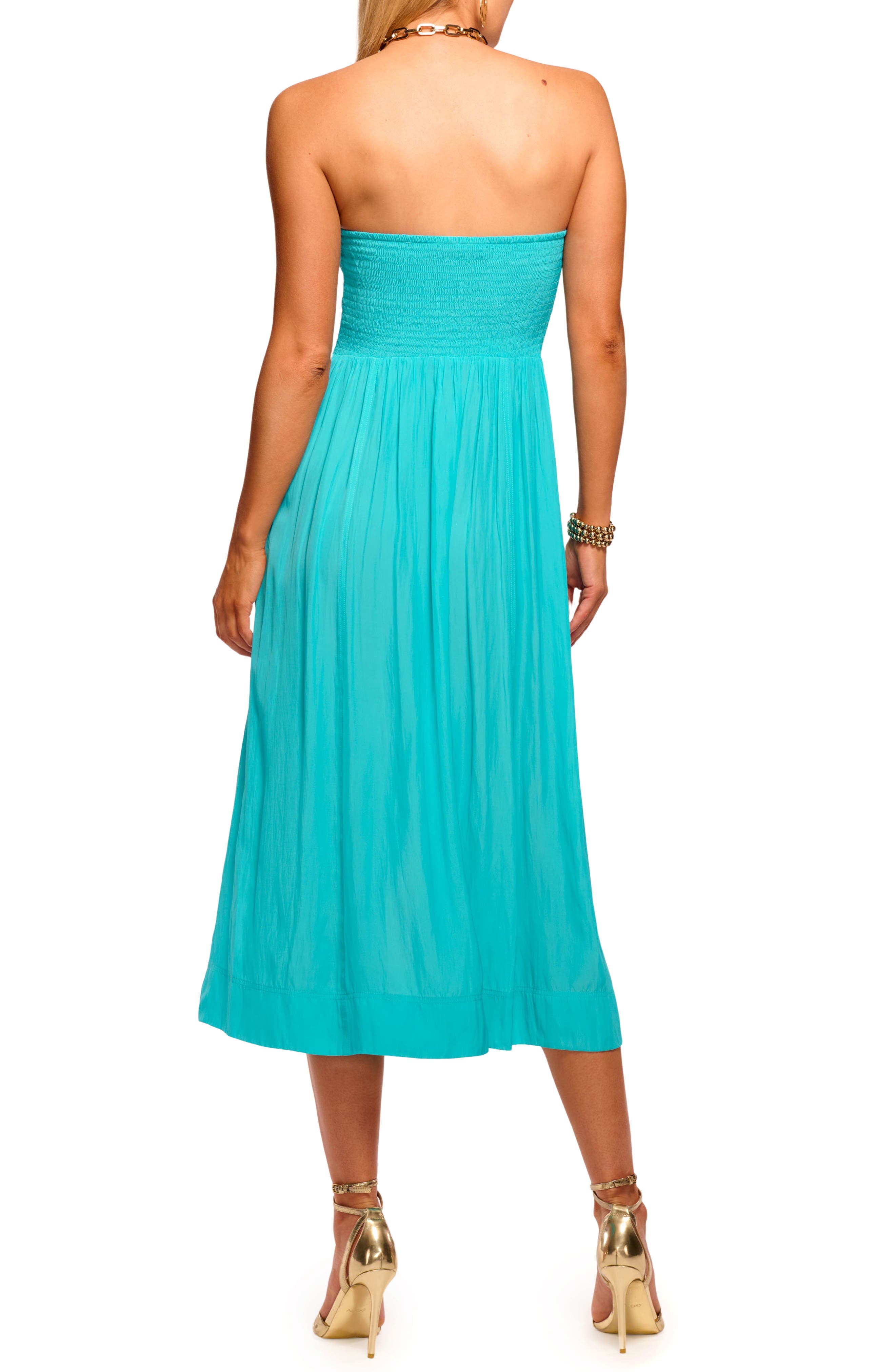 Blair Strapless Midi Dress - image 2