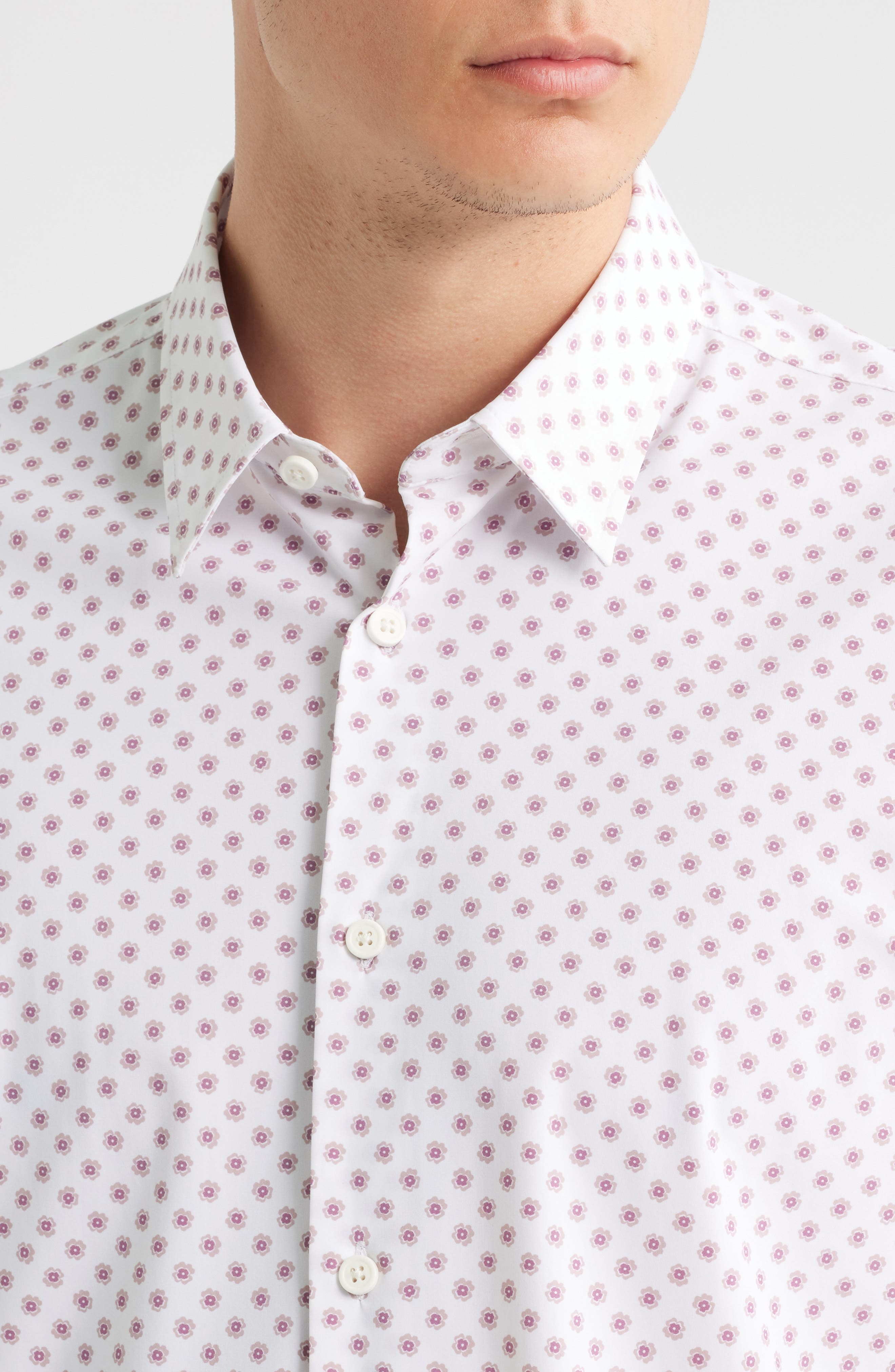 Roan Ken Floral Short Sleeve Button-Up Shirt - image 2
