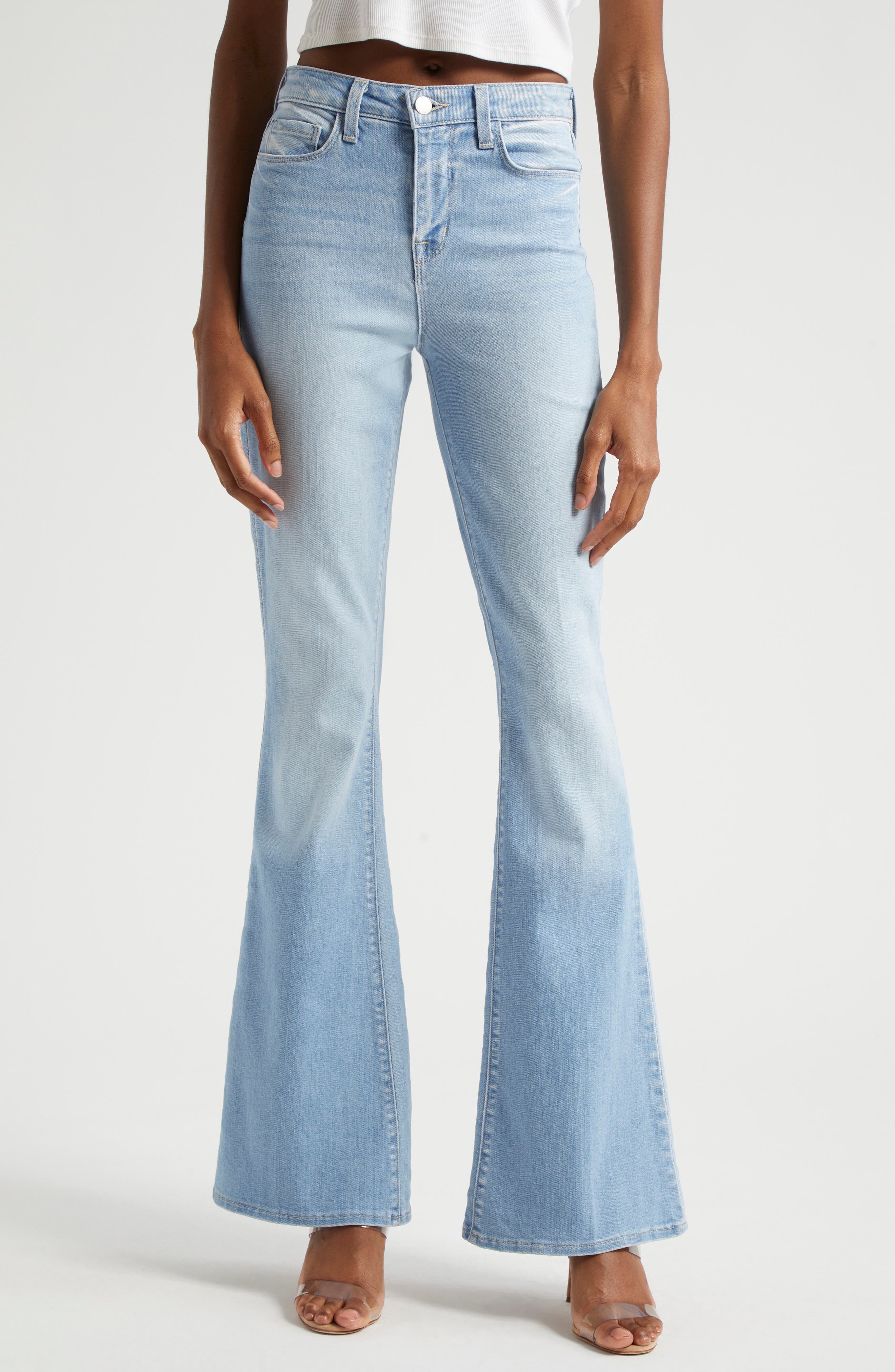 Marty High Rise Flare Leg Jeans - image 1