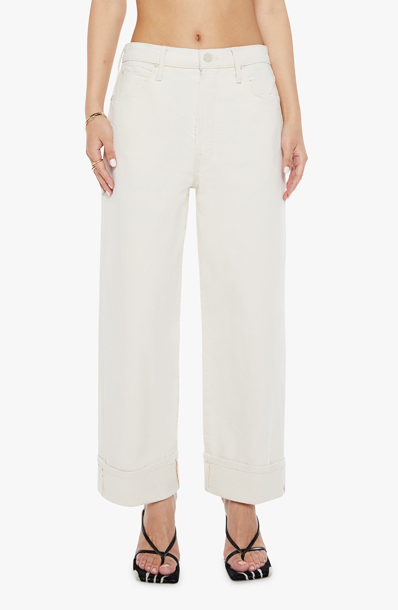 The Spitfire Cuffed Ankle Wide Leg Jeans - image 1