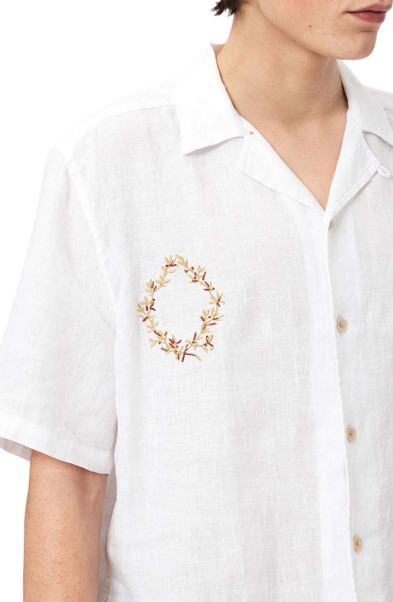 Deck Embroidered Camp Shirt - image 2
