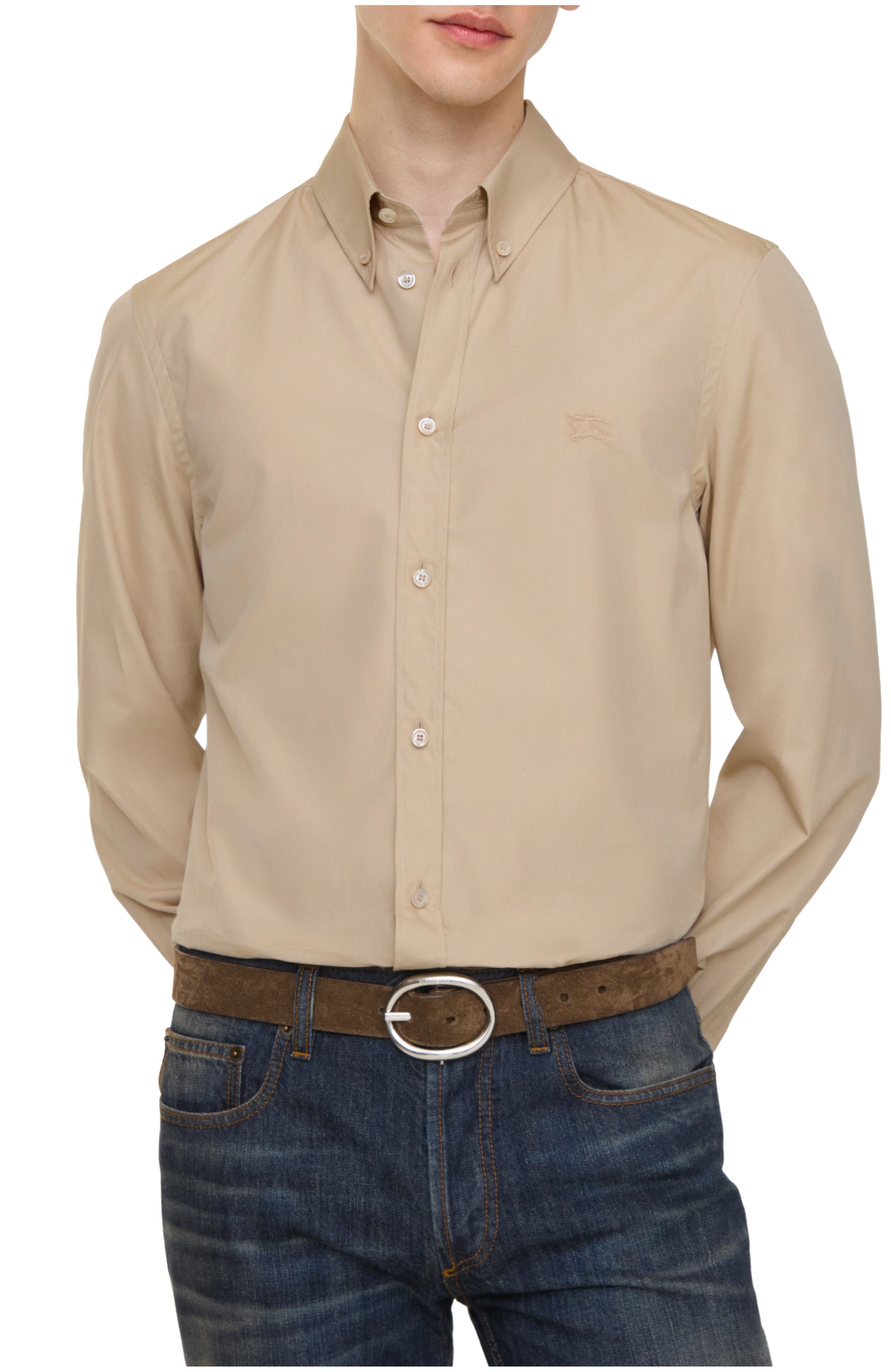 Slim Fit Cotton Shirt - image 1