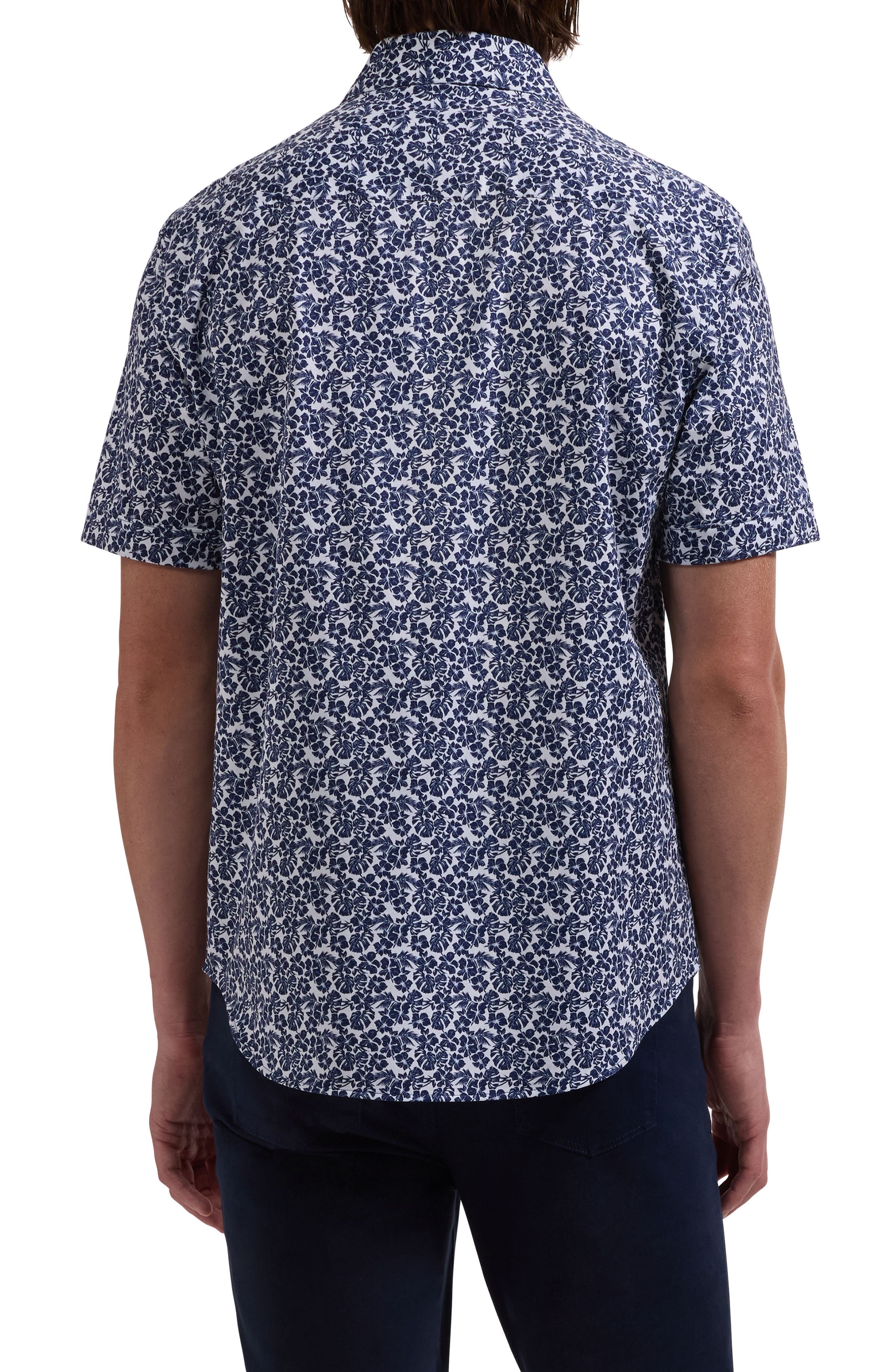 Miles OoohCotton Floral Short Sleeve Button-Up Shirt - image 2