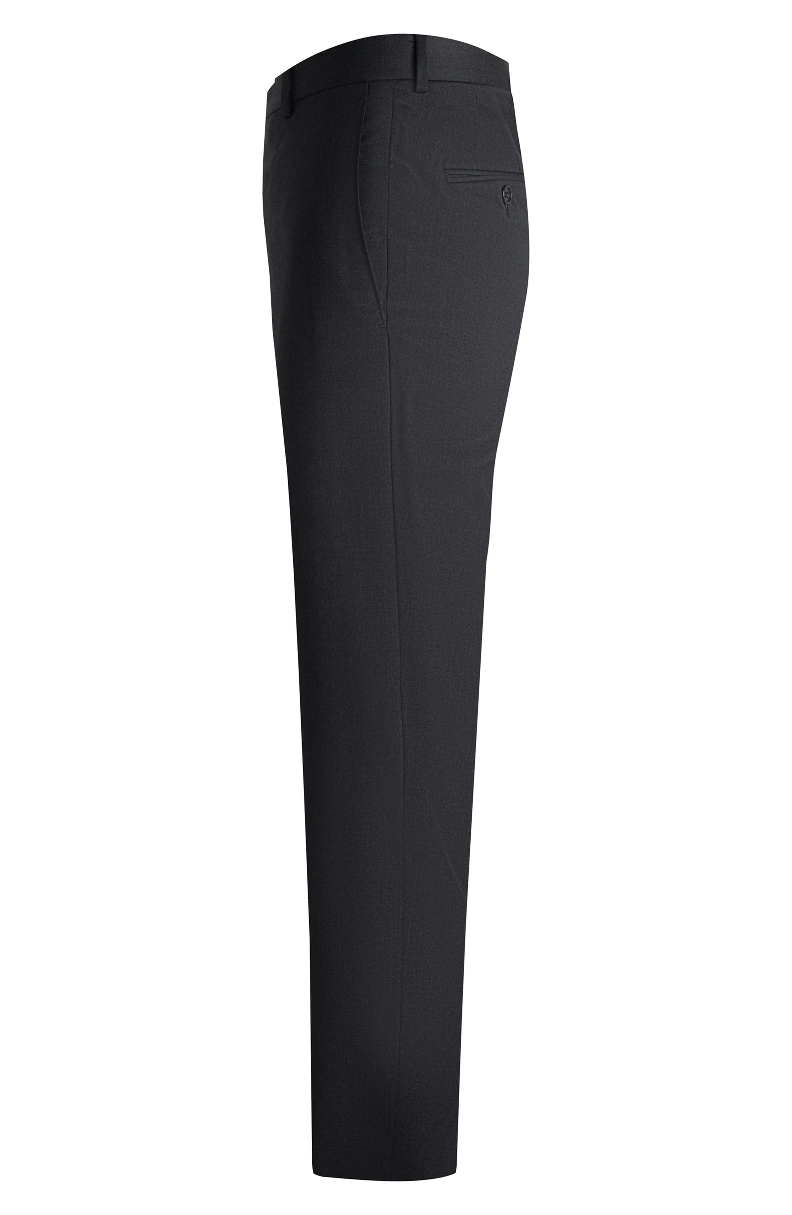 Flat Front Straight Leg Wool Dress Pants - image 2