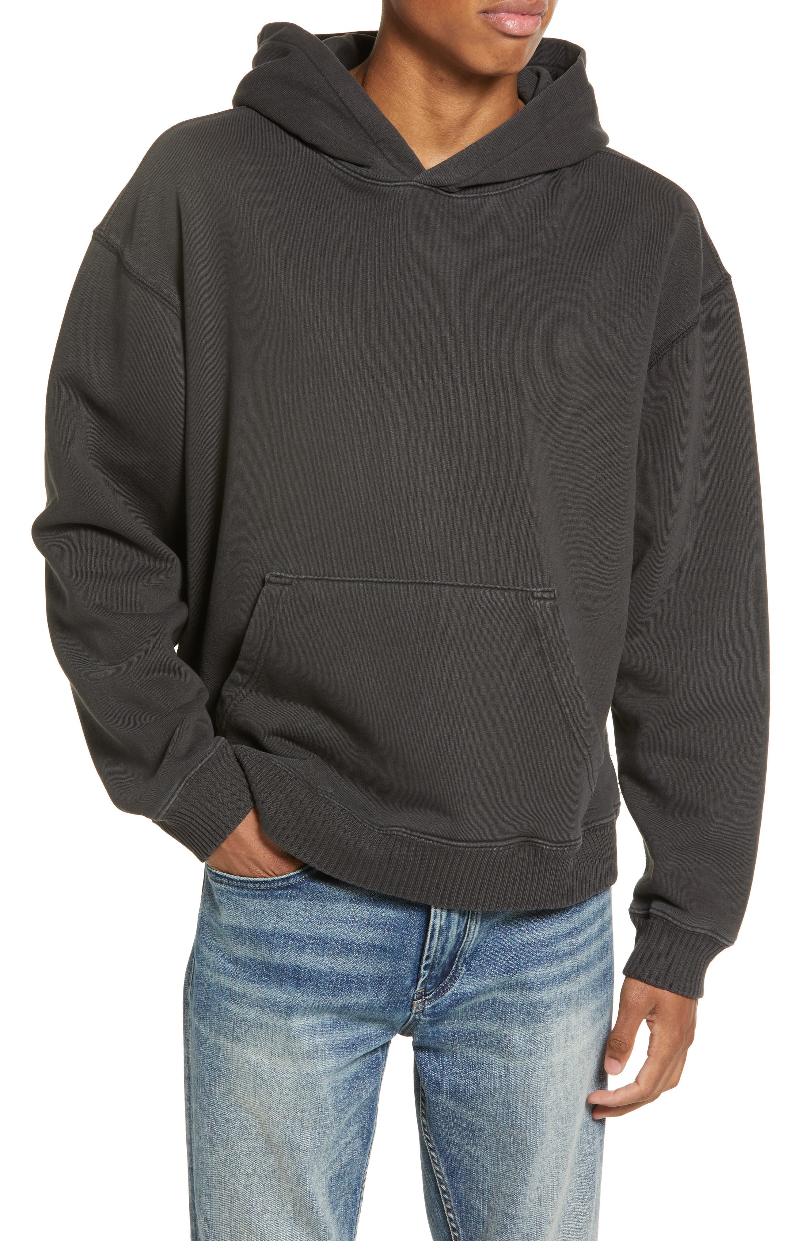 Core Oversize Organic Cotton Brushed Terry Hoodie - image 1