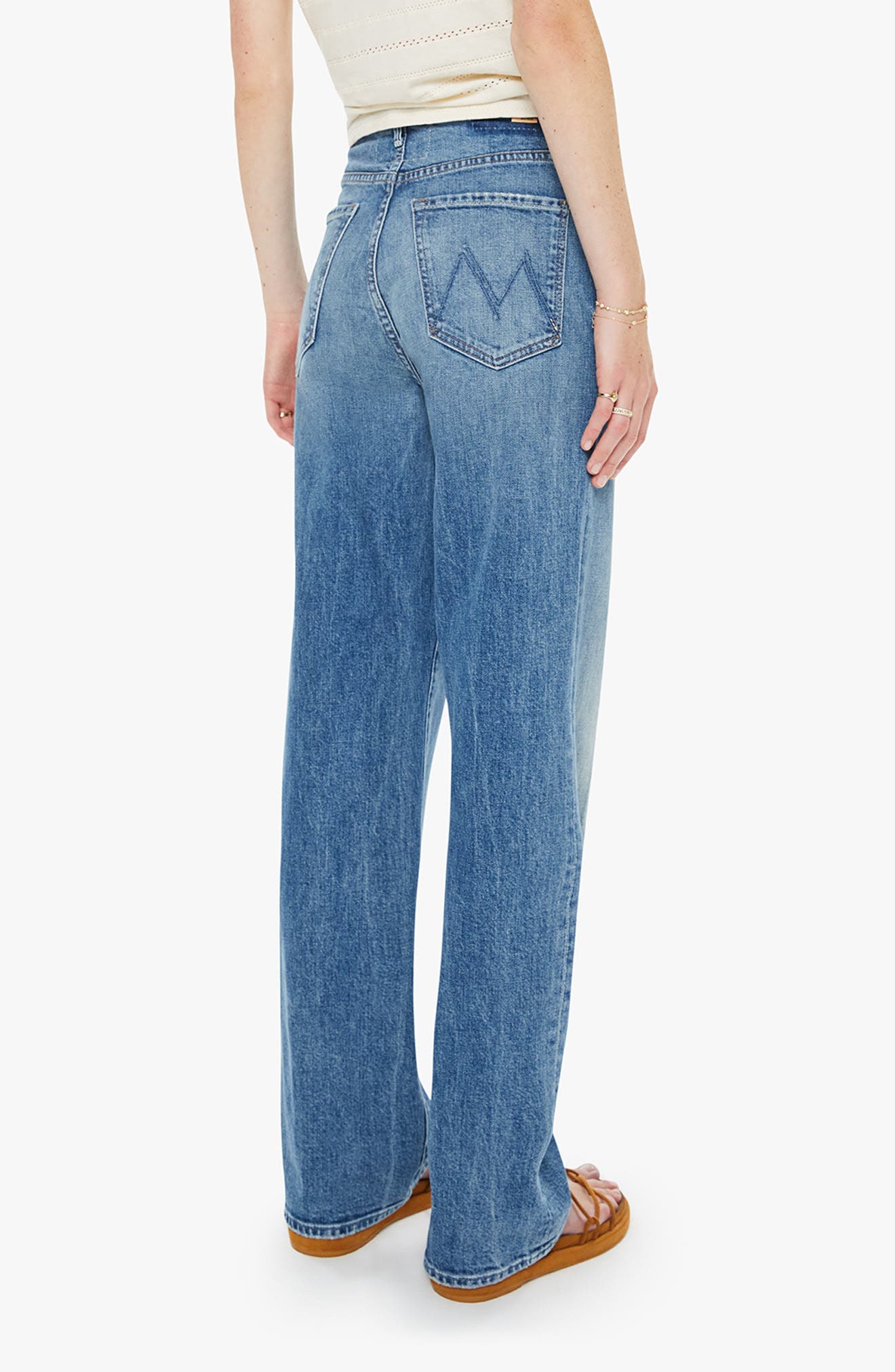 Tunnel Vision Sneak High Waist Relaxed Straight Leg Jeans - image 2