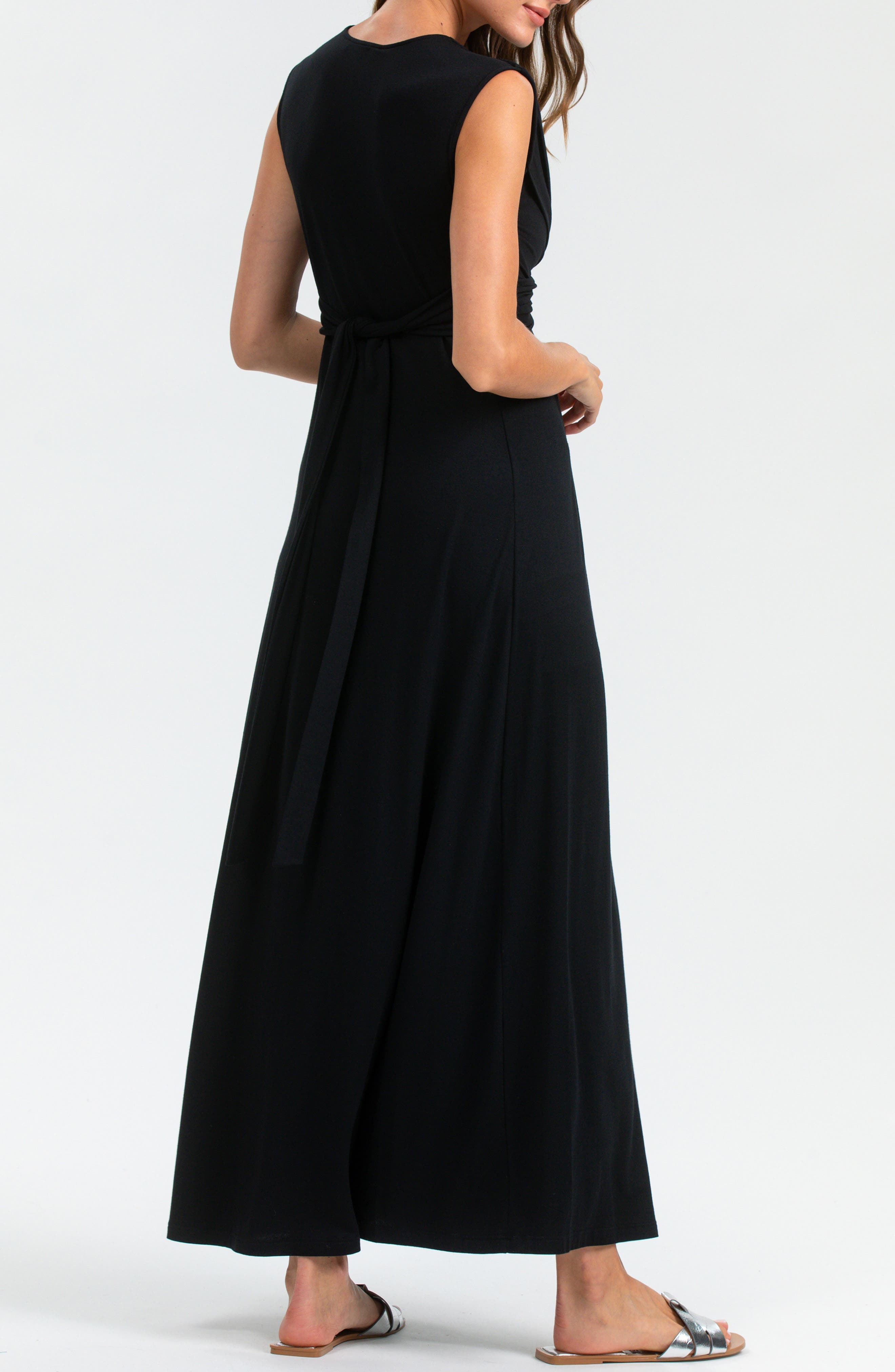 Knotted Maternity/Nursing Maxi Dress - image 2