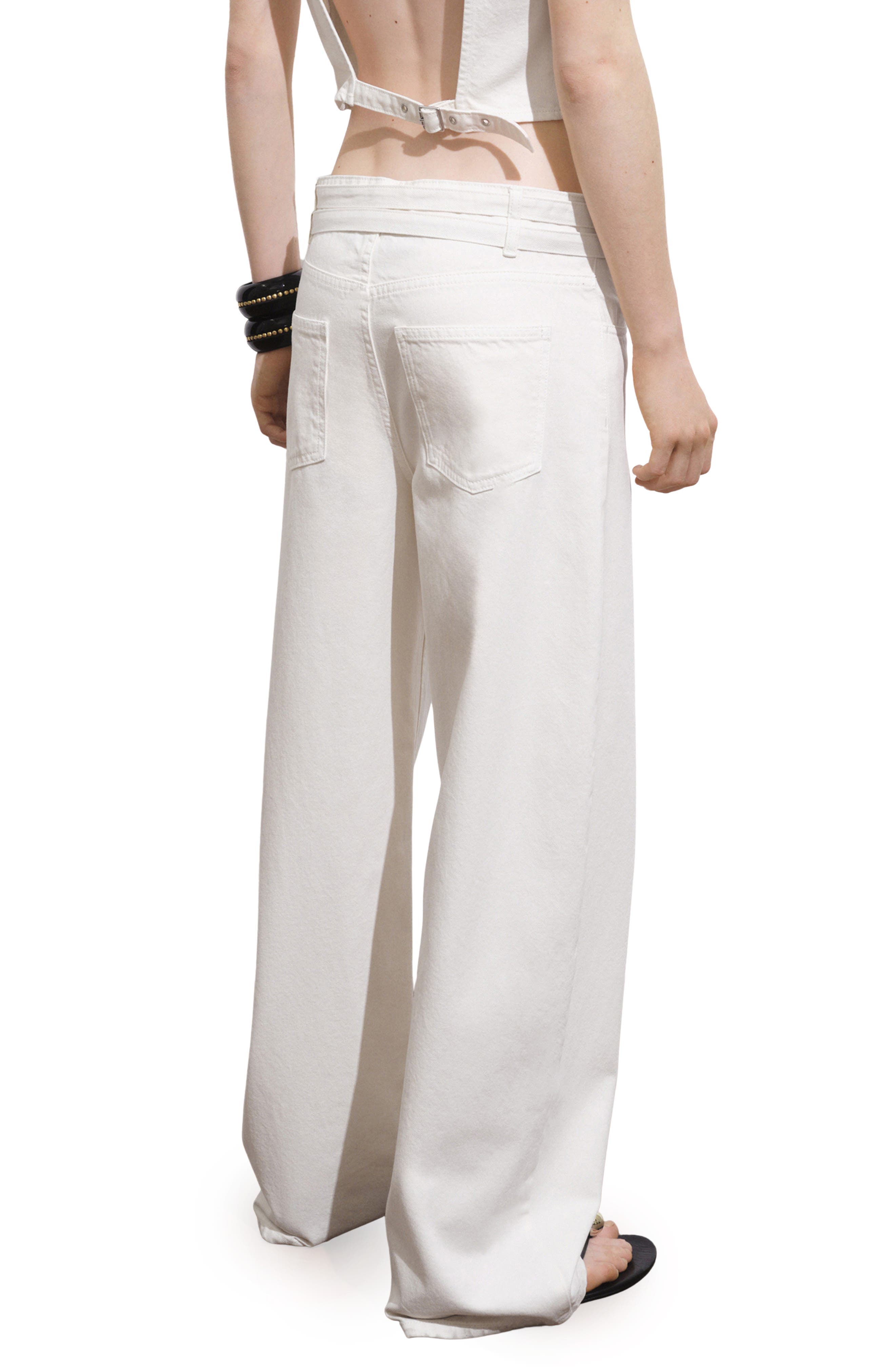 Double Belt Balloon Jeans - image 2