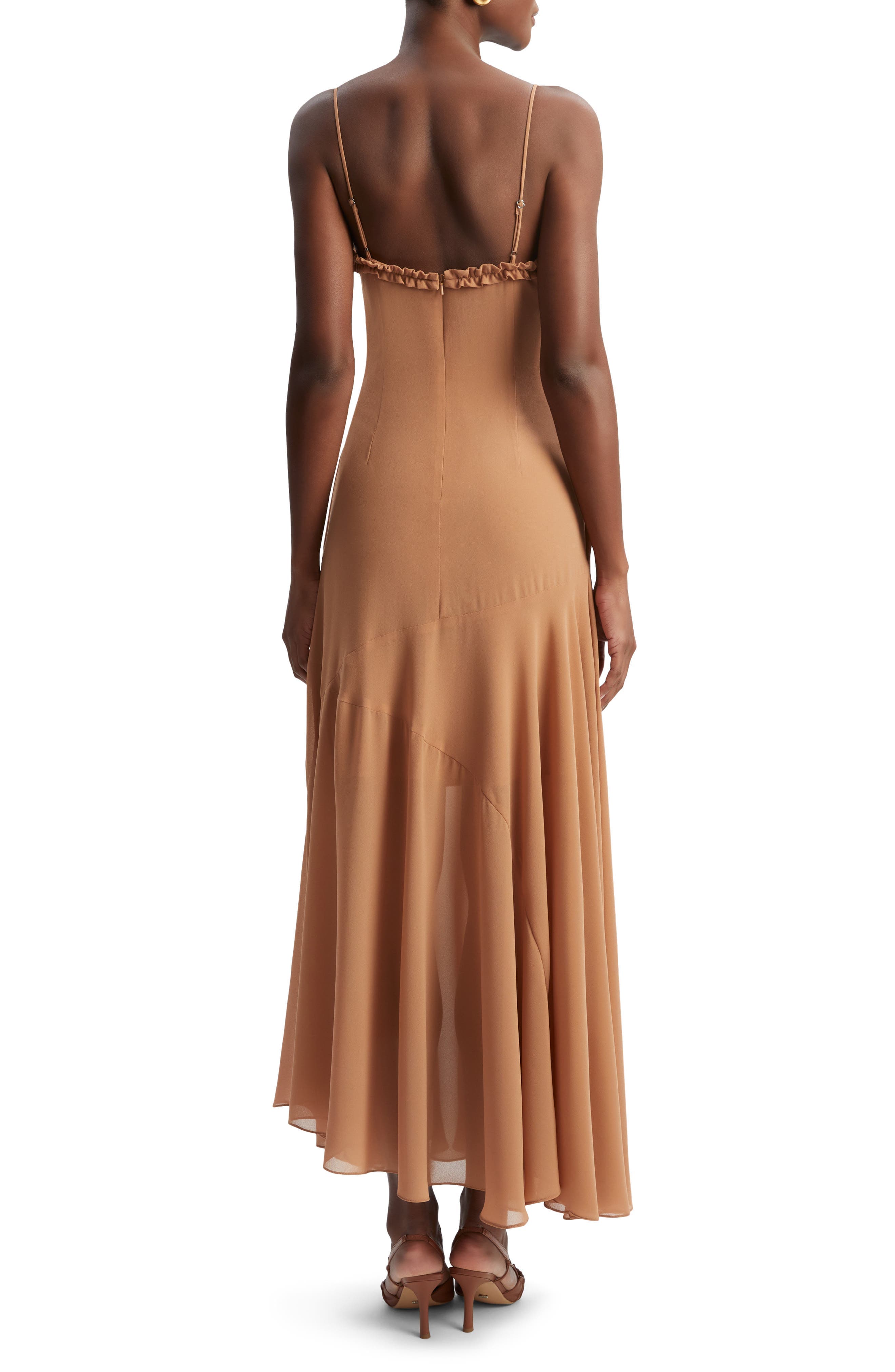 Tatian Frill Trim Maxi Dress - image 2