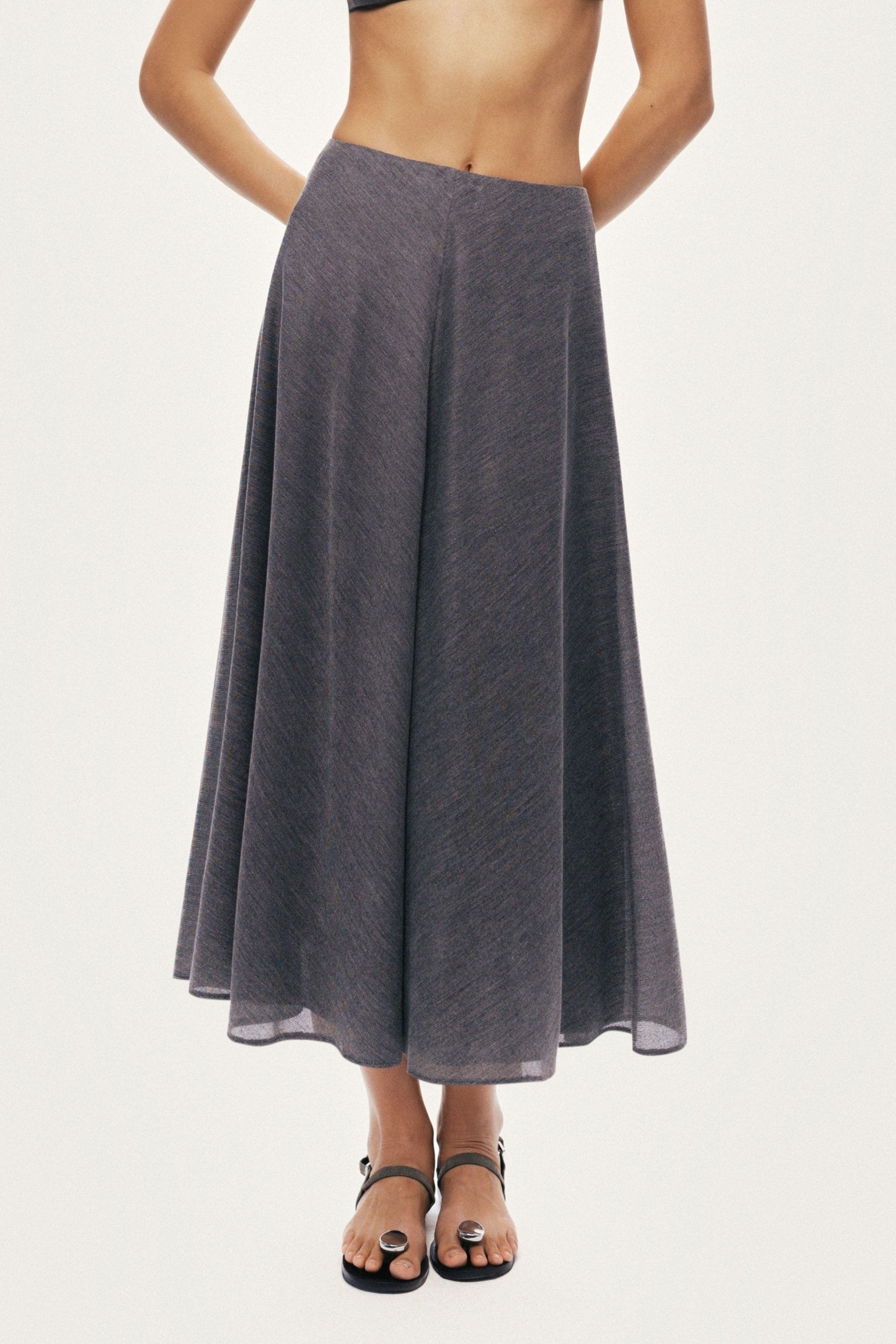Flowing Midi Skirt - image 2