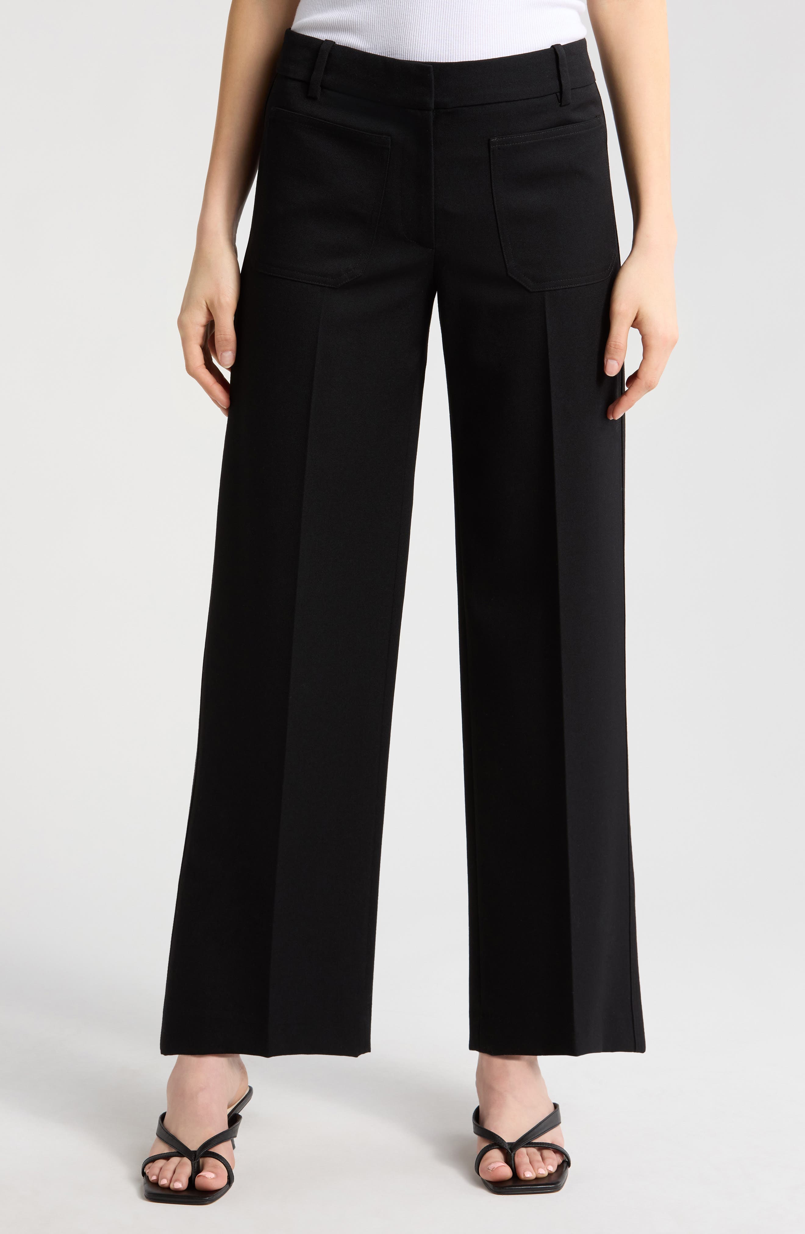 Enya Wide Leg Wool Pants - image 1