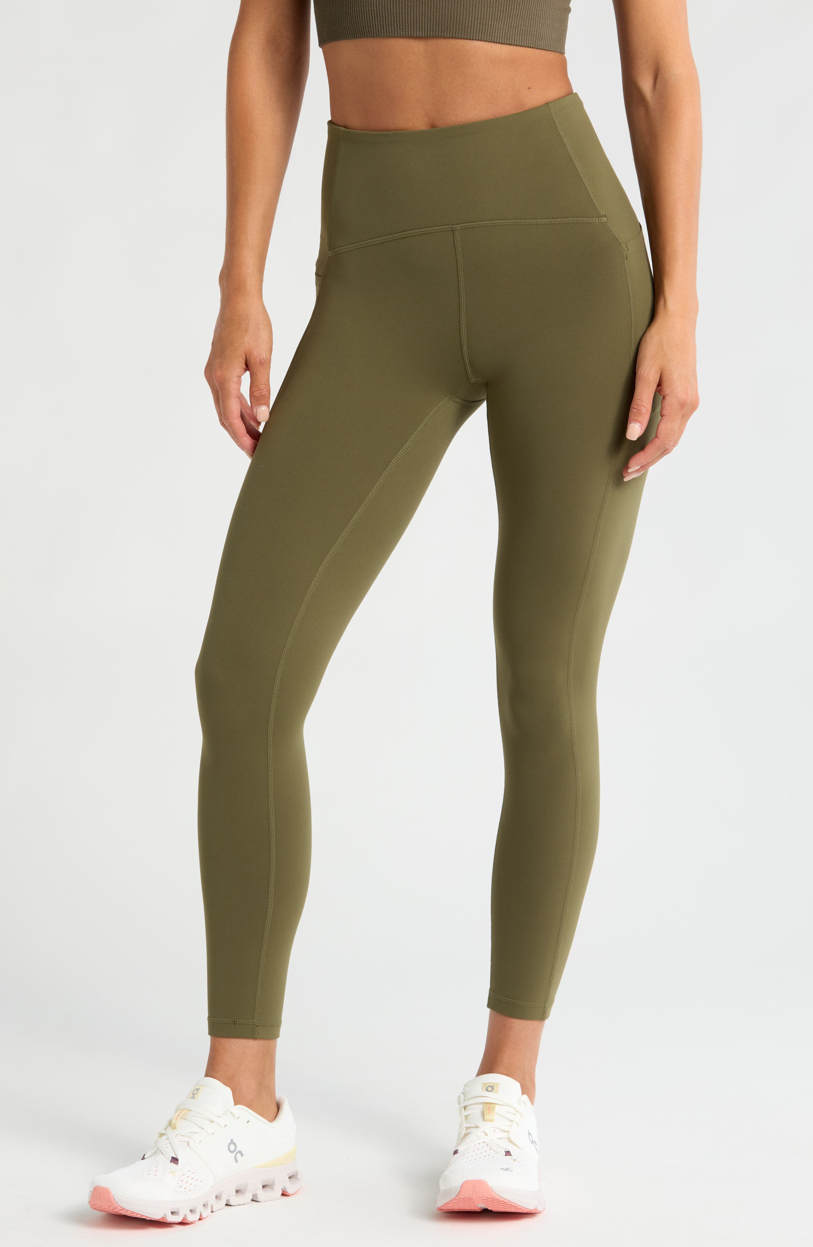 Studio Luxe High Waist Pocket 7/8 Leggings - image 1