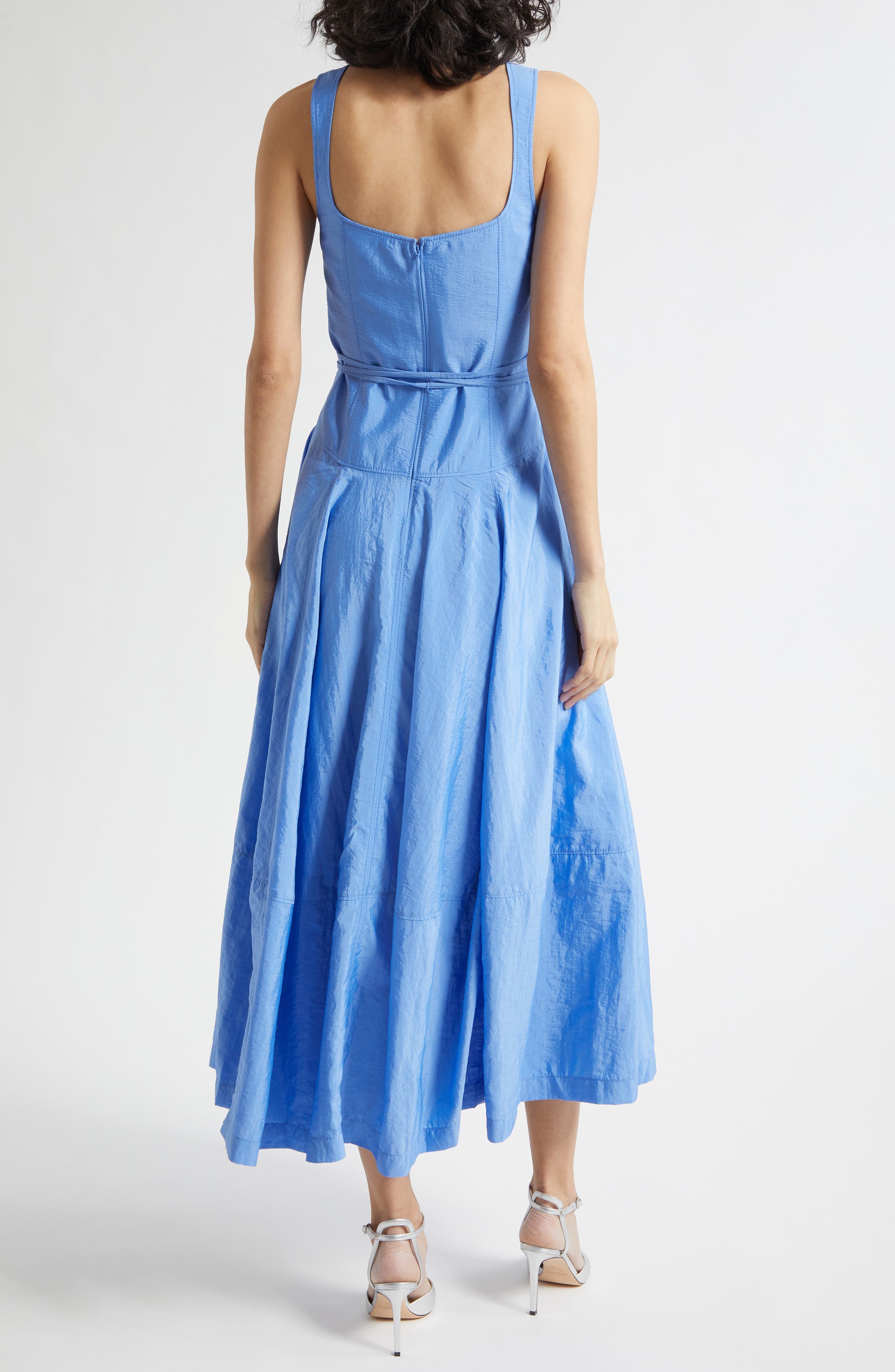 Joisian Flower Applique Midi Dress - image 2