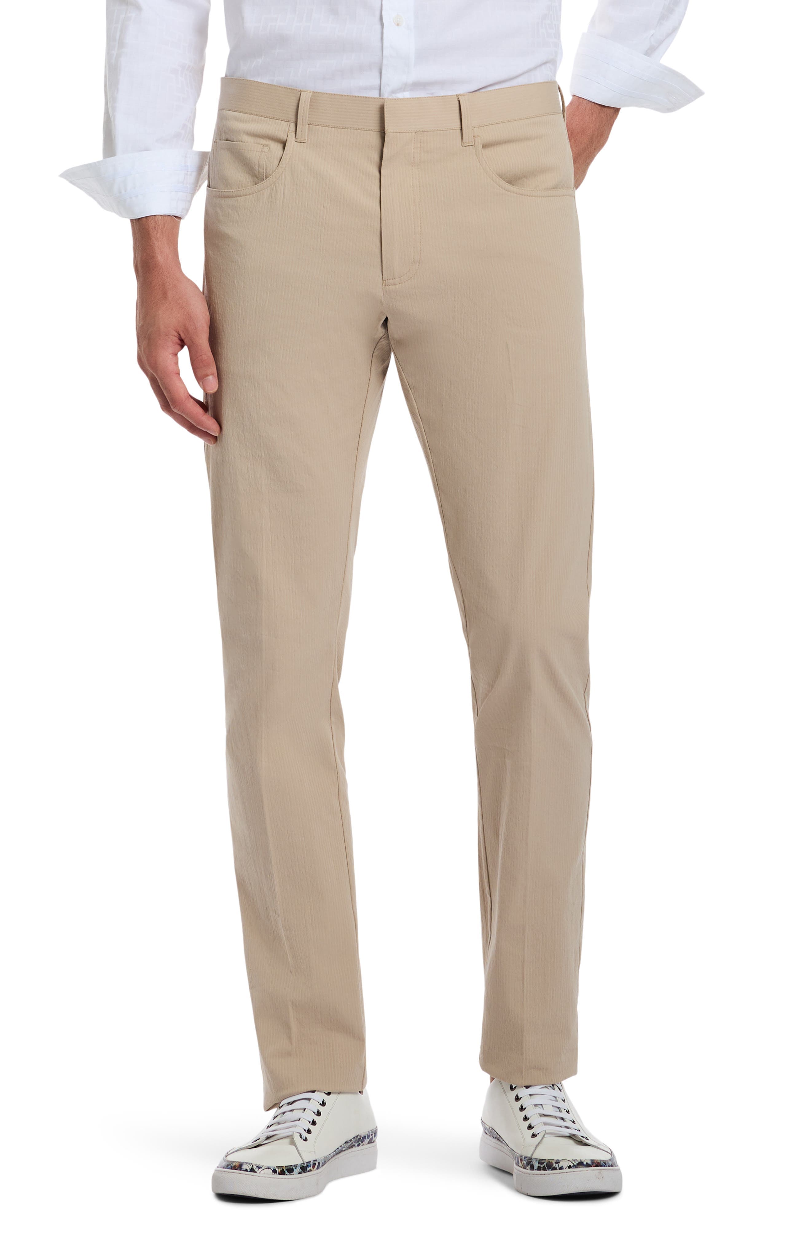 Rayburn Jacquard Straight Leg Pants - image 1