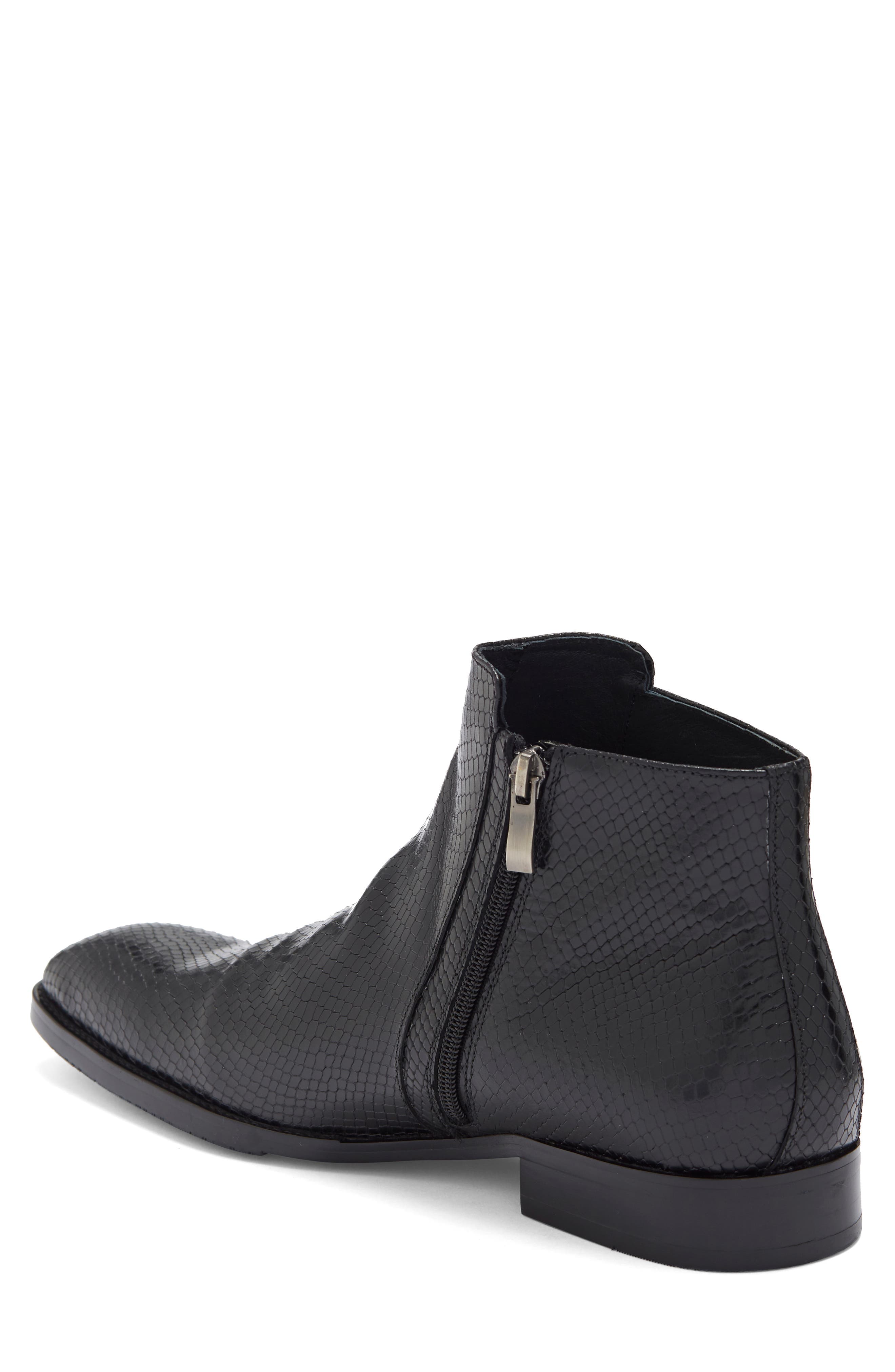 Eastside Snake Embossed Leather Boot - image 2