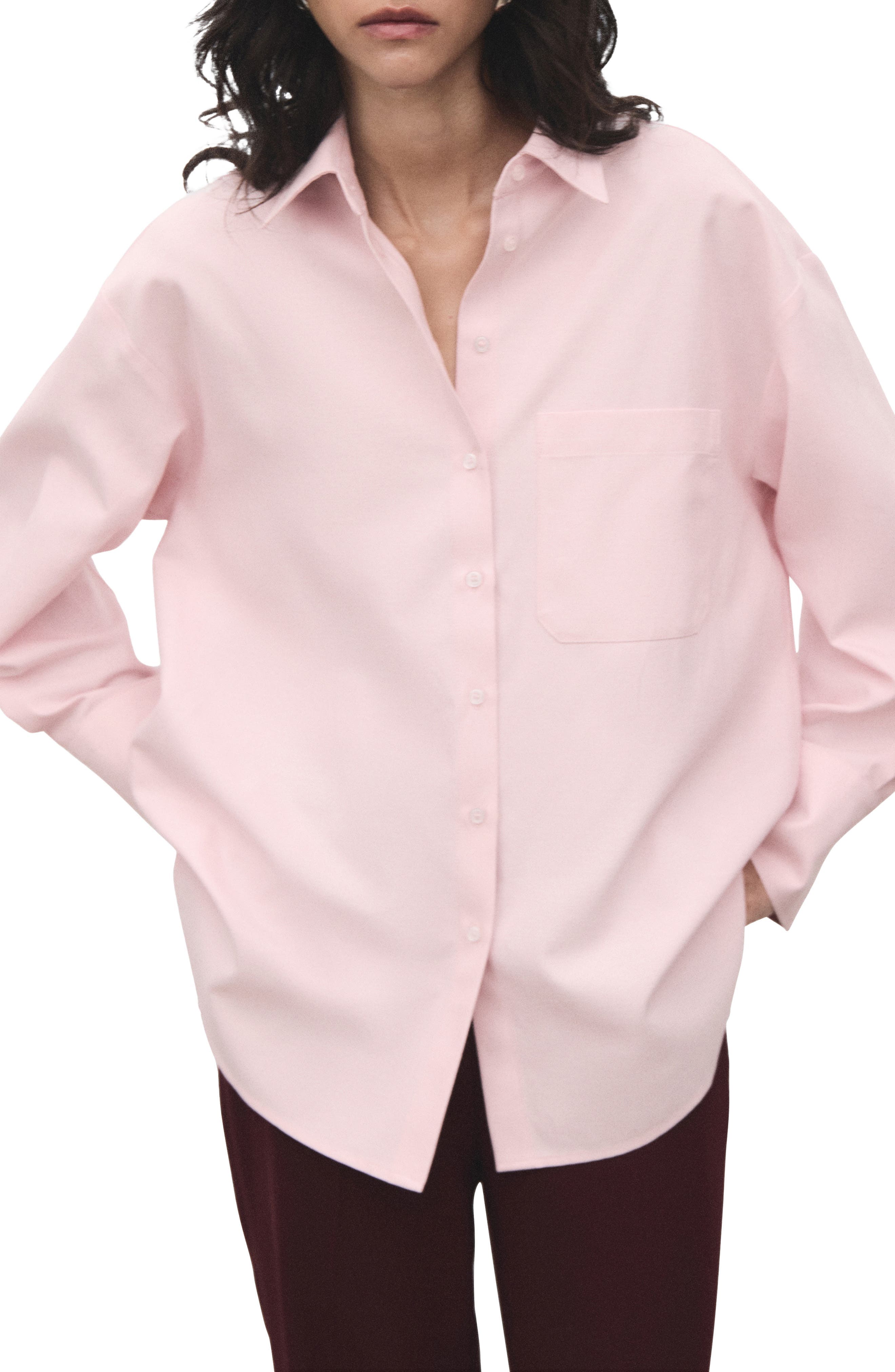 Oversize Button-Up Shirt - image 1