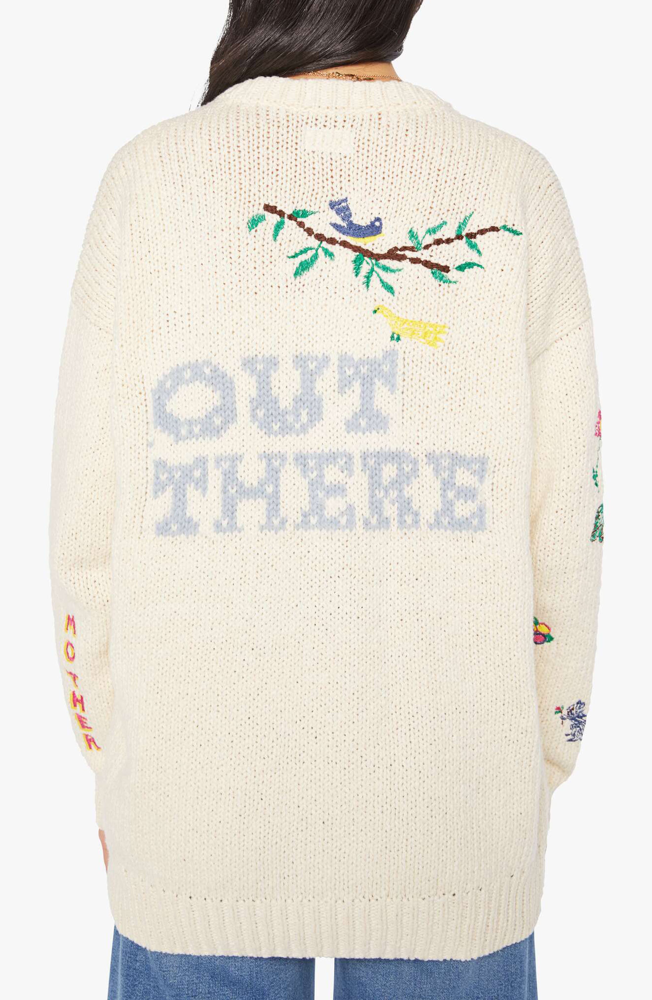 The Long Drop Embroidered Cardigan - image 2