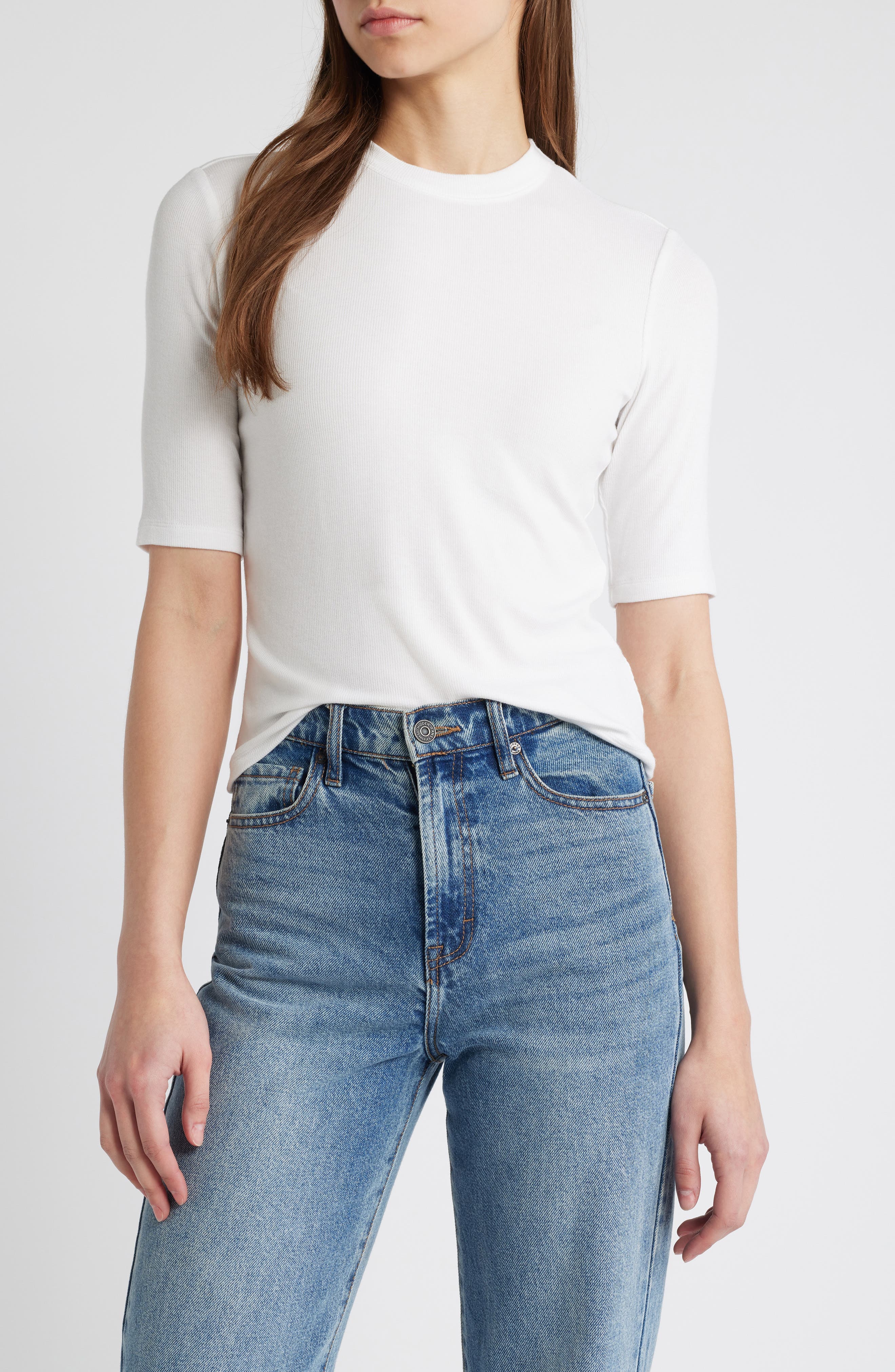 Rib Crewneck T-Shirt - image 3