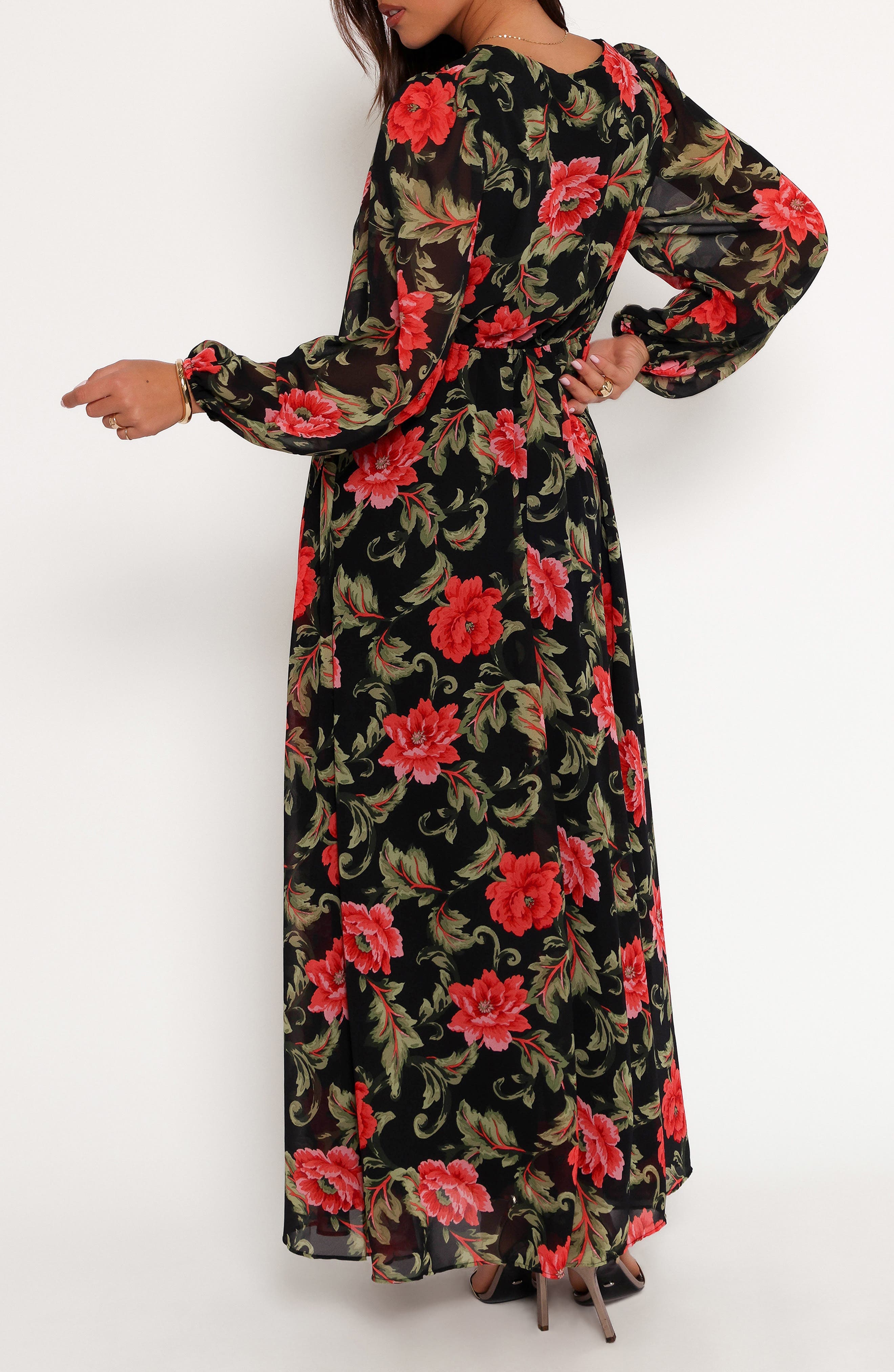 Anisa Floral Long Sleeve Maxi Dress - image 2