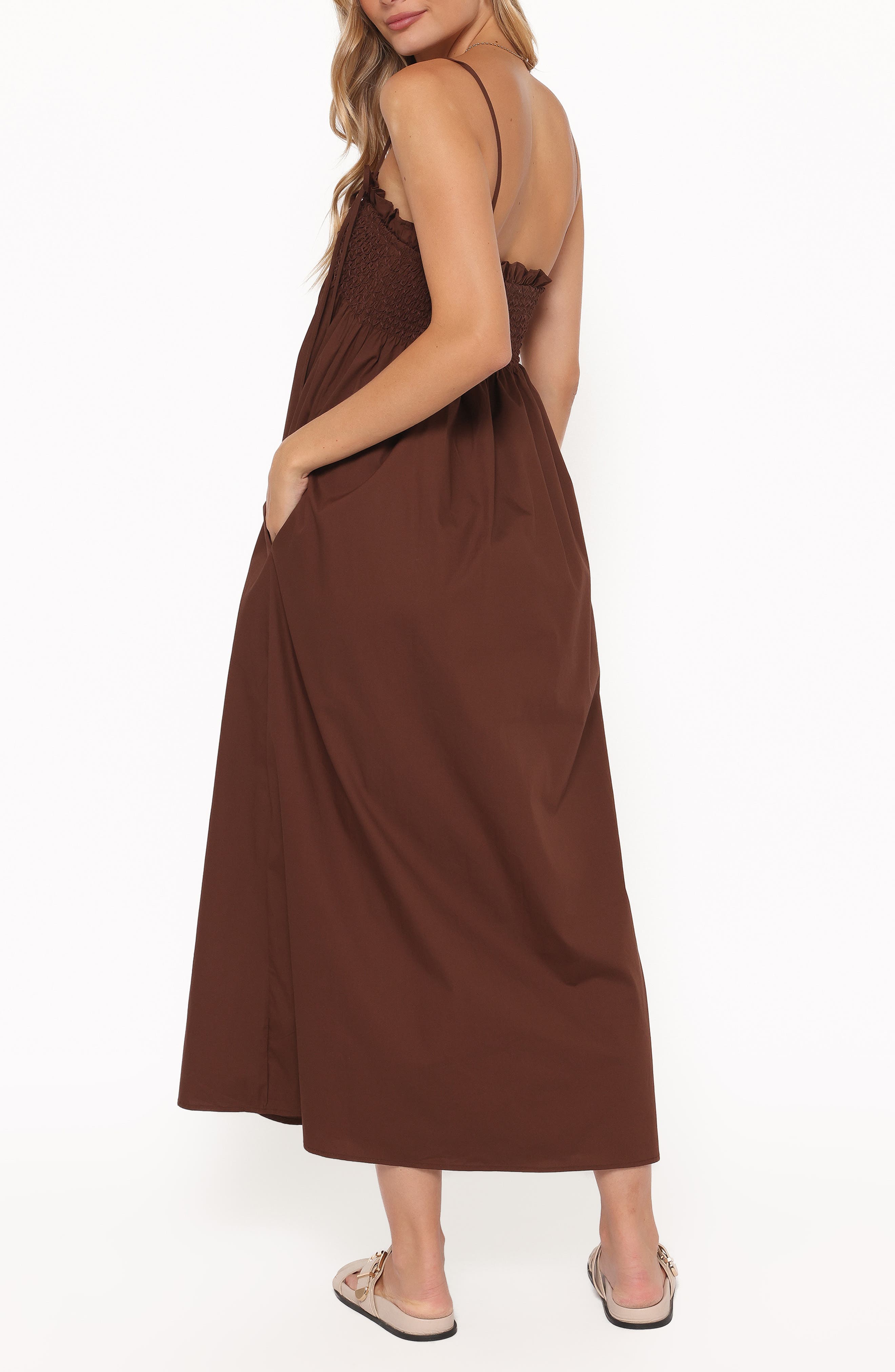 Josie Smocked Maxi Dress - image 4