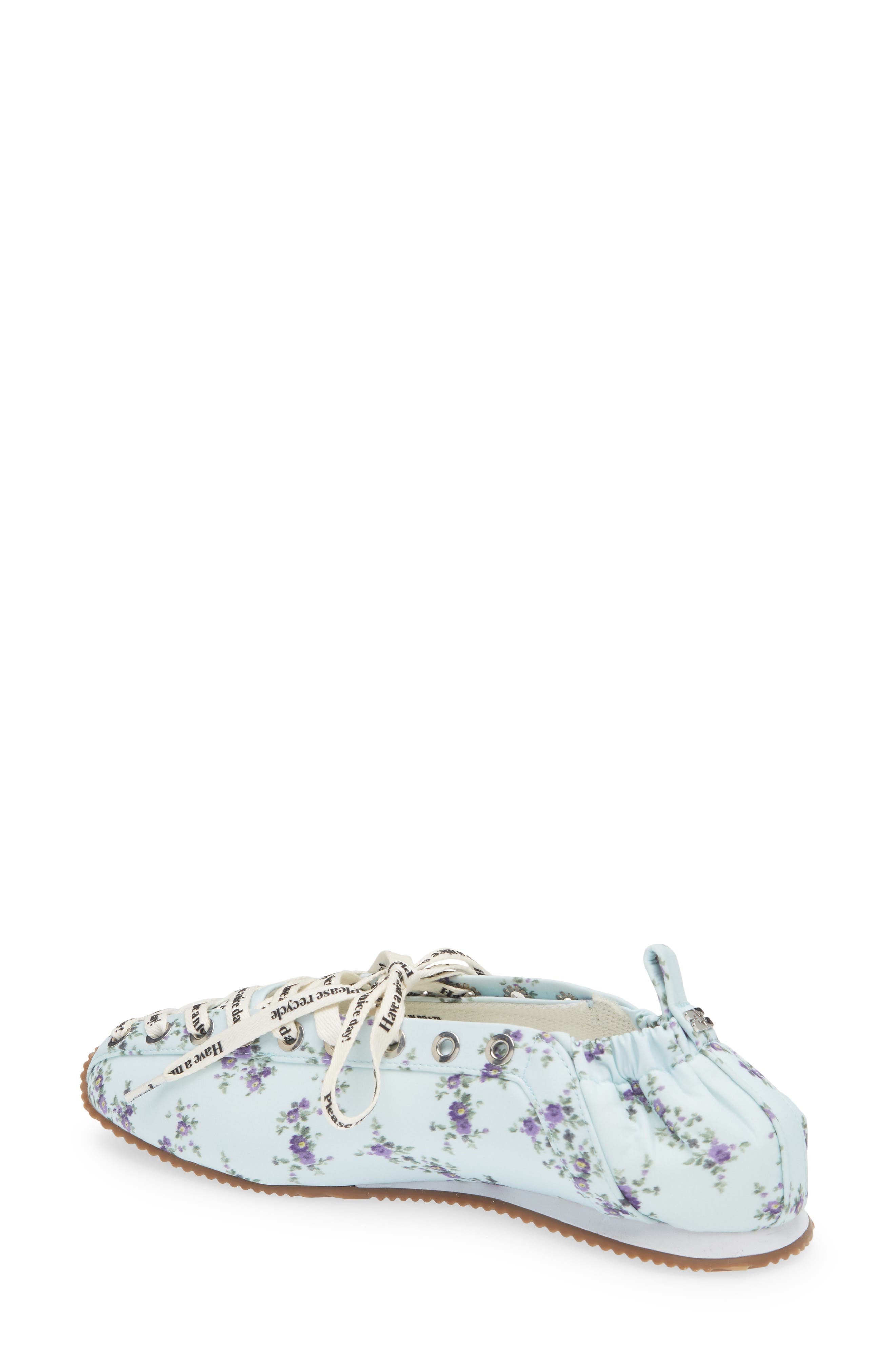 Sporty Lace-Up Ballerina Flat - image 2