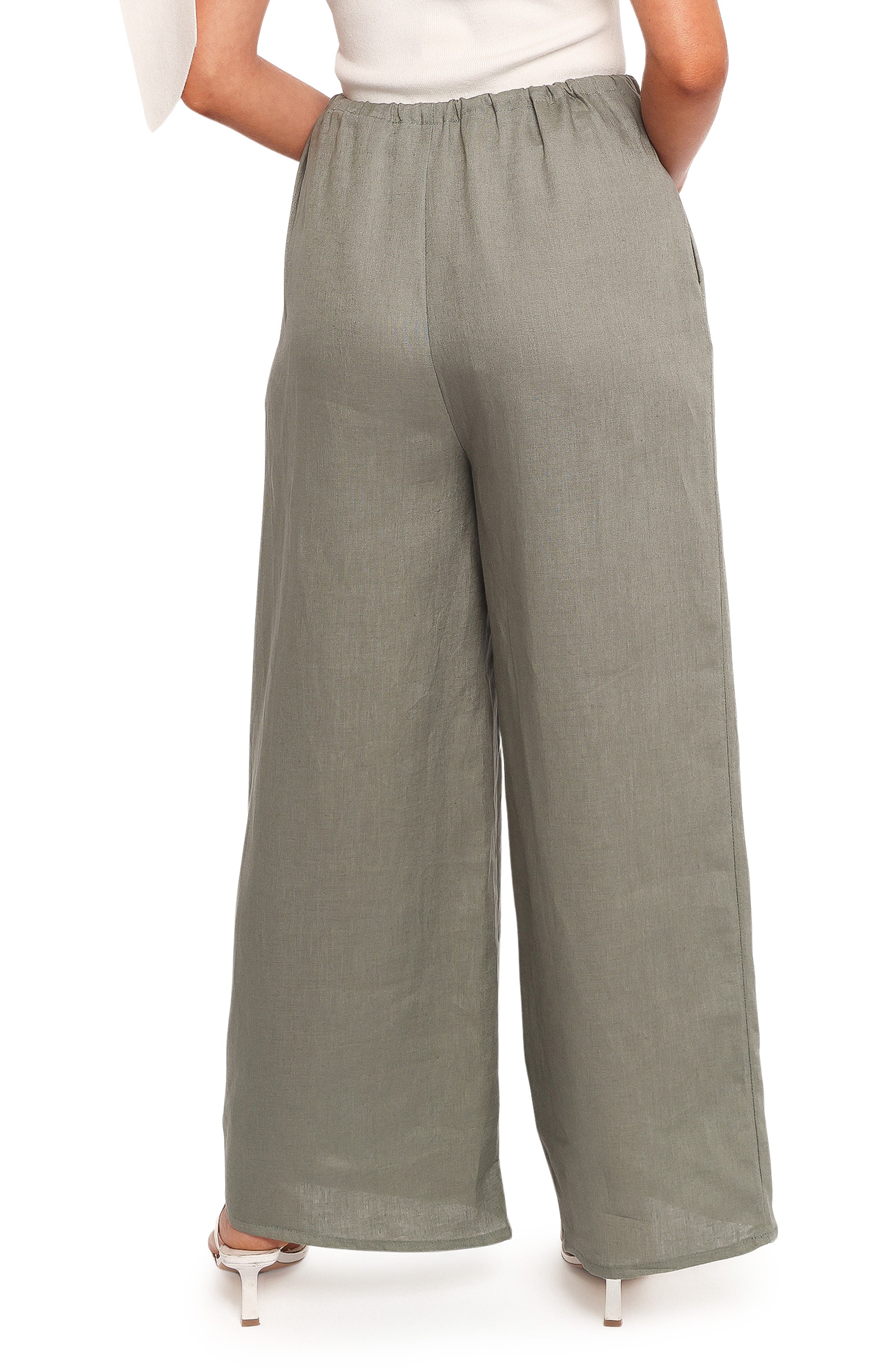 Clairo Linen Drawstring Pants - image 2