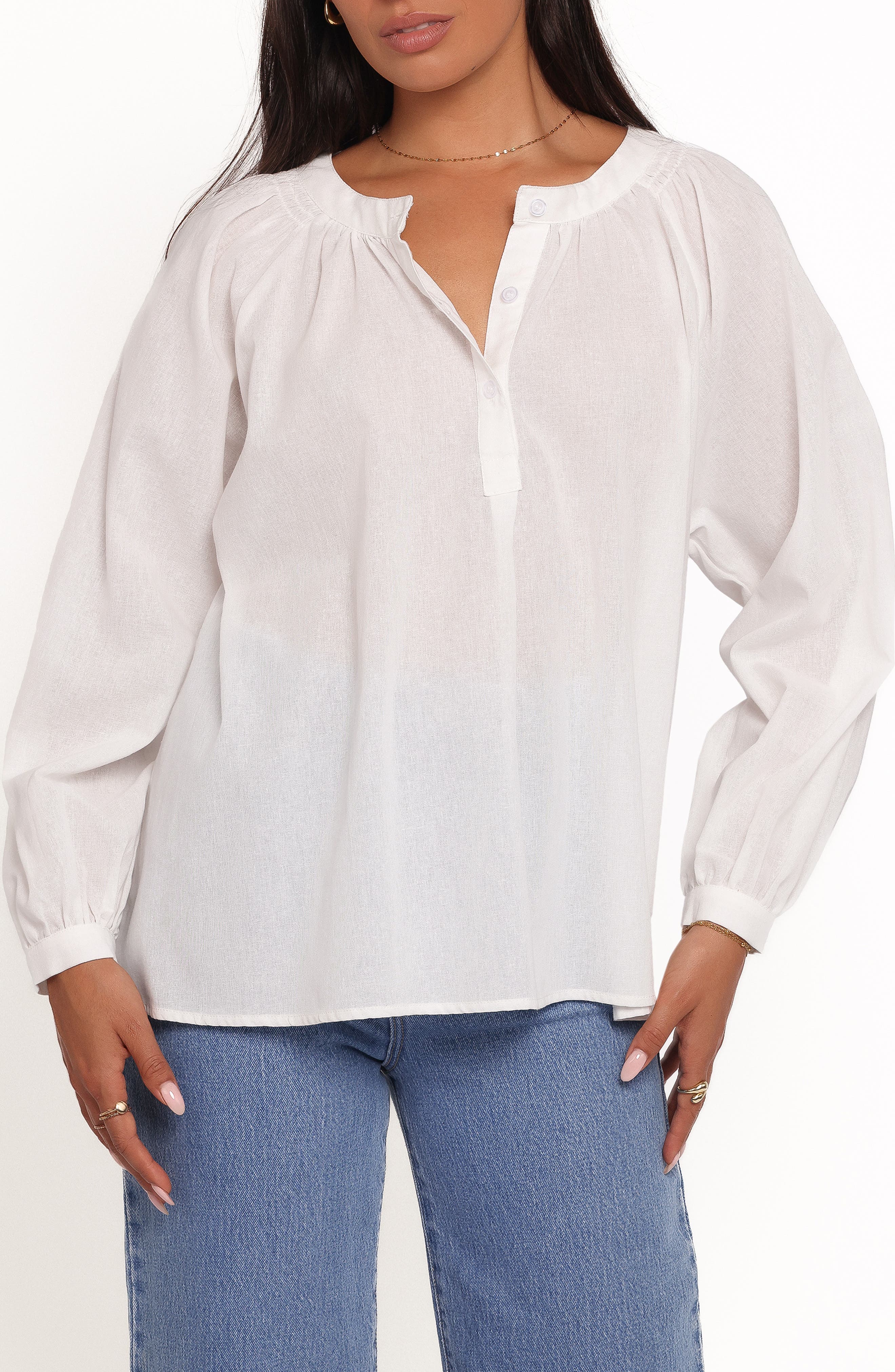 Irisa Woven Cotton Shirt - image 1