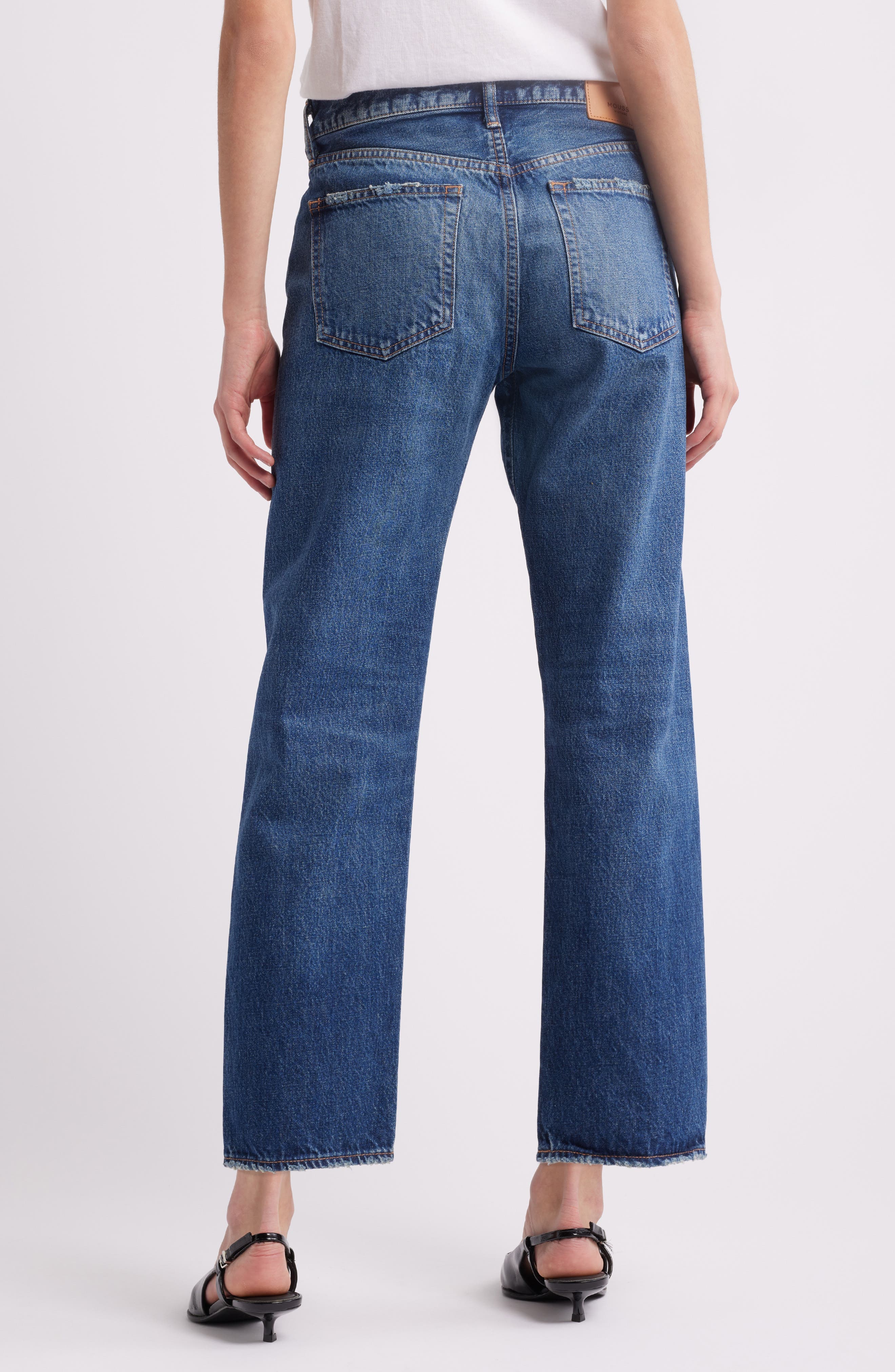 Pine High Waist Distressed Ankle Jeans - image 2