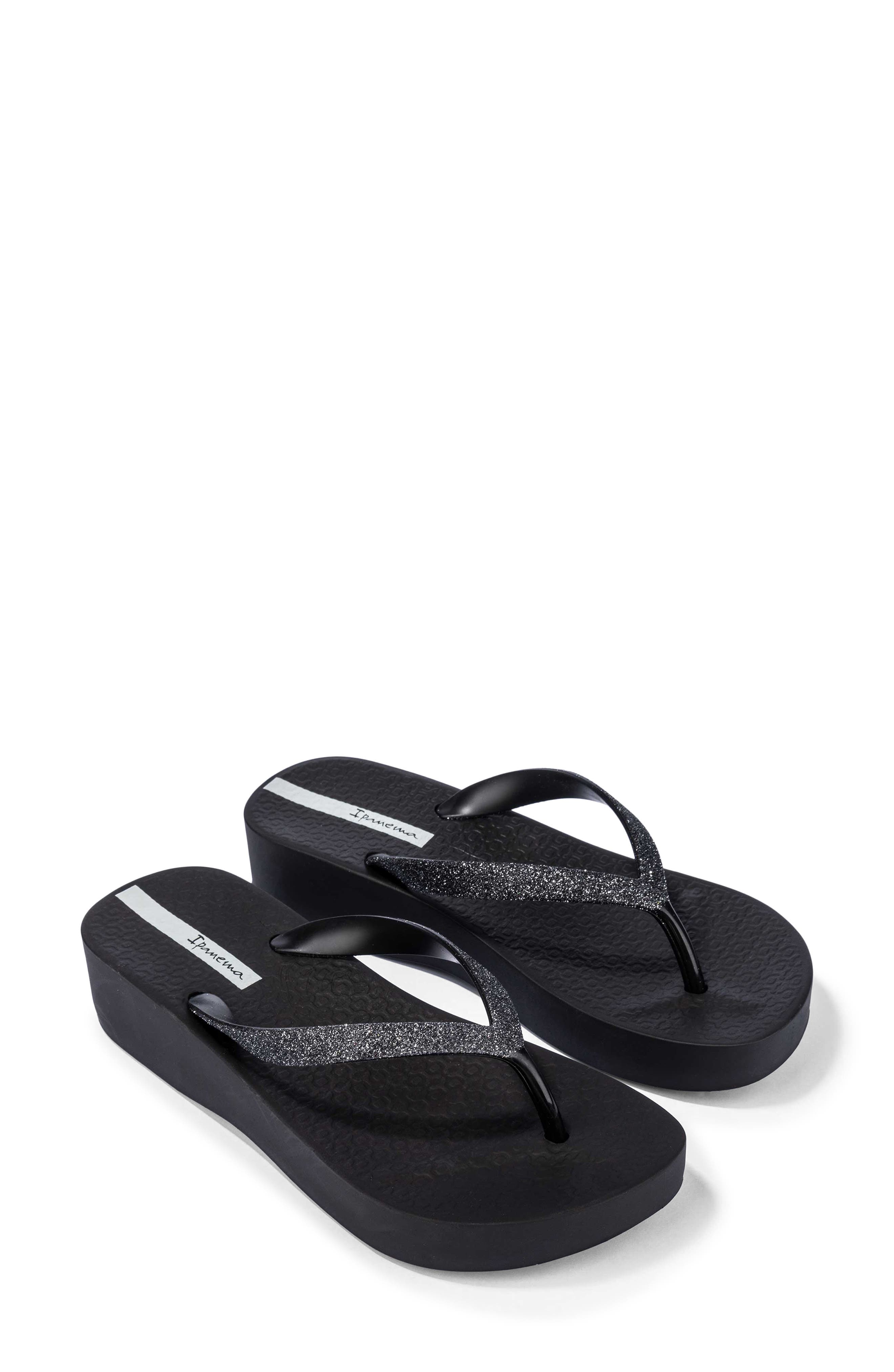 Ipa Glitter Wedge Flip Flop - image 1