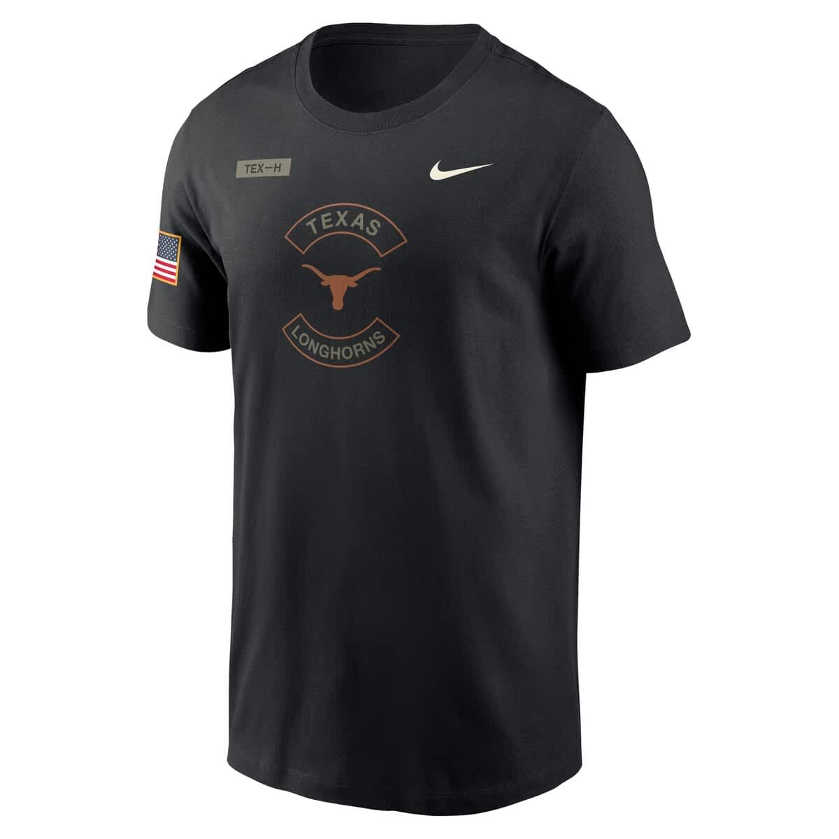 Men's Nike Black Texas Longhorns 2025 Military Appreciation Performance T-Shirt - image 2