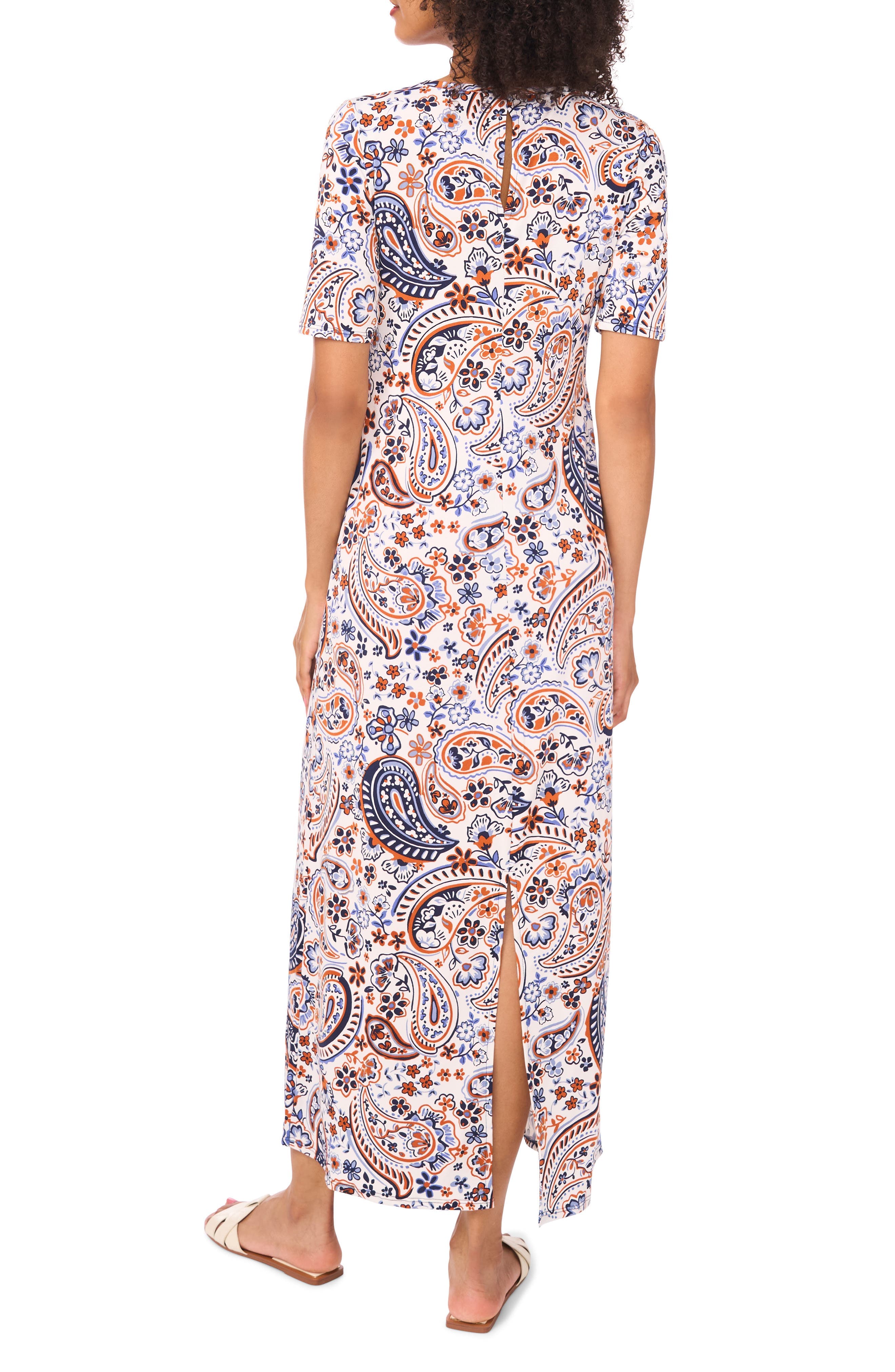 Print Stretch Jersey Maxi Dress - image 2