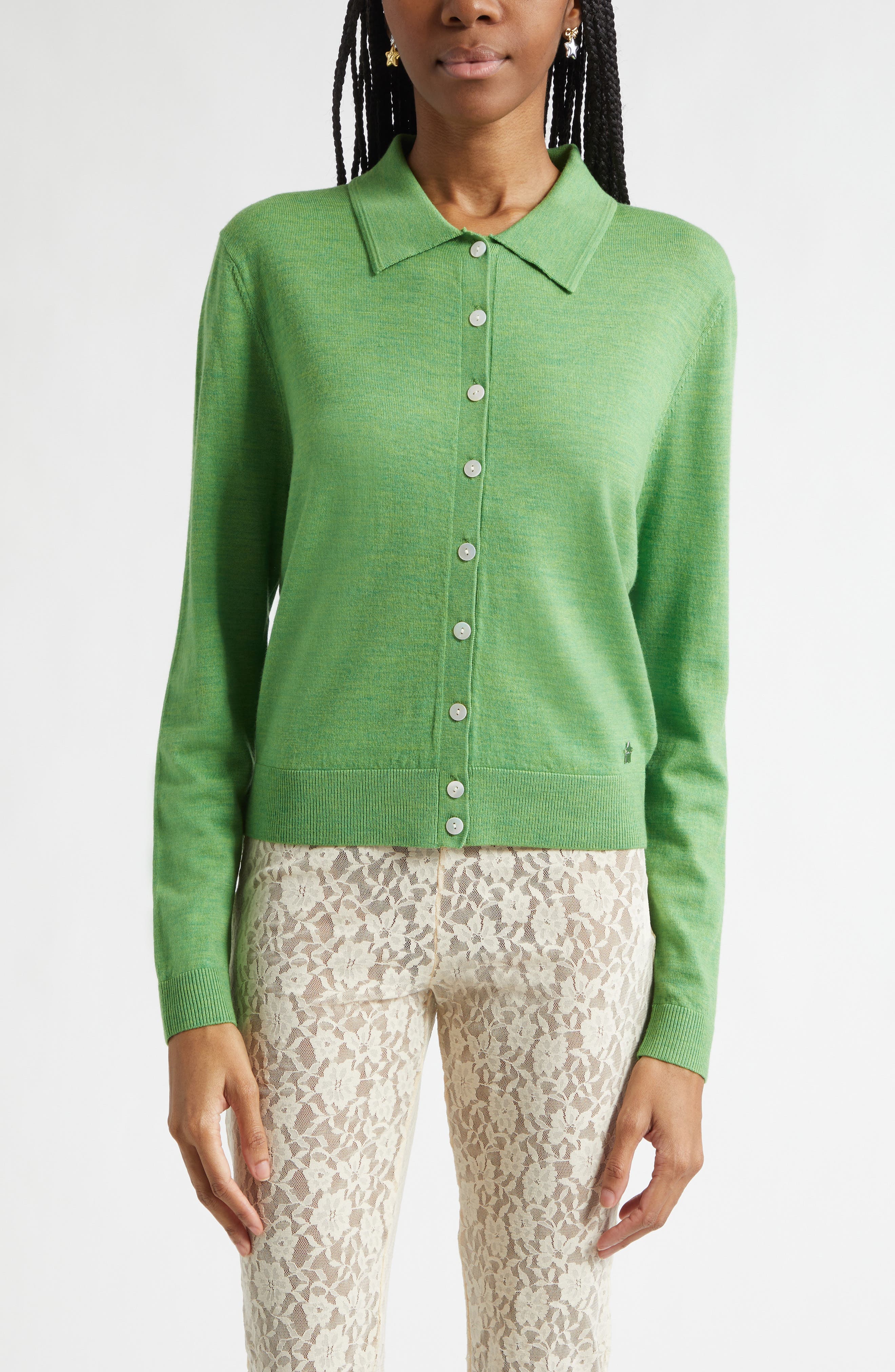 Ley Merino Wool Cardigan - image 1