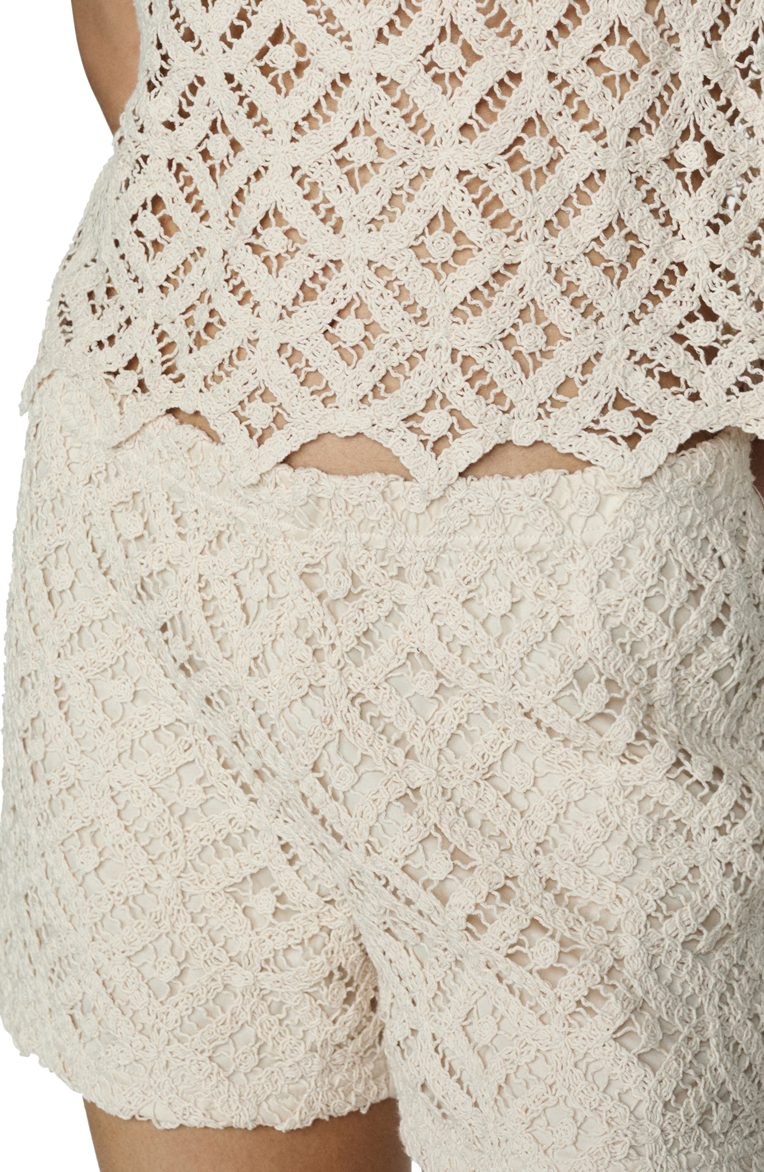 Open Stitch Shorts - image 1