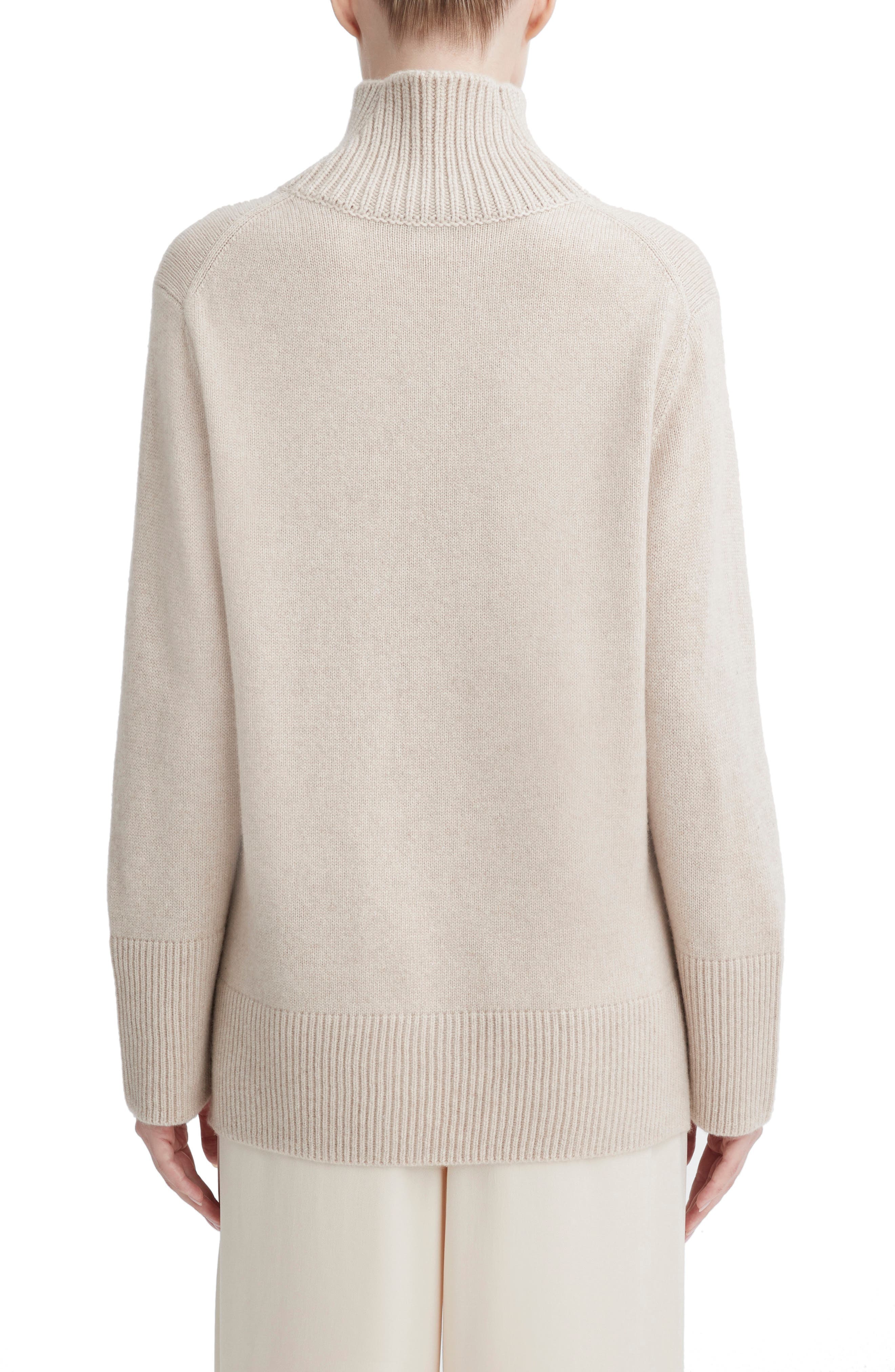 Wool & Cashmere Turtleneck Tunic Sweater - image 2