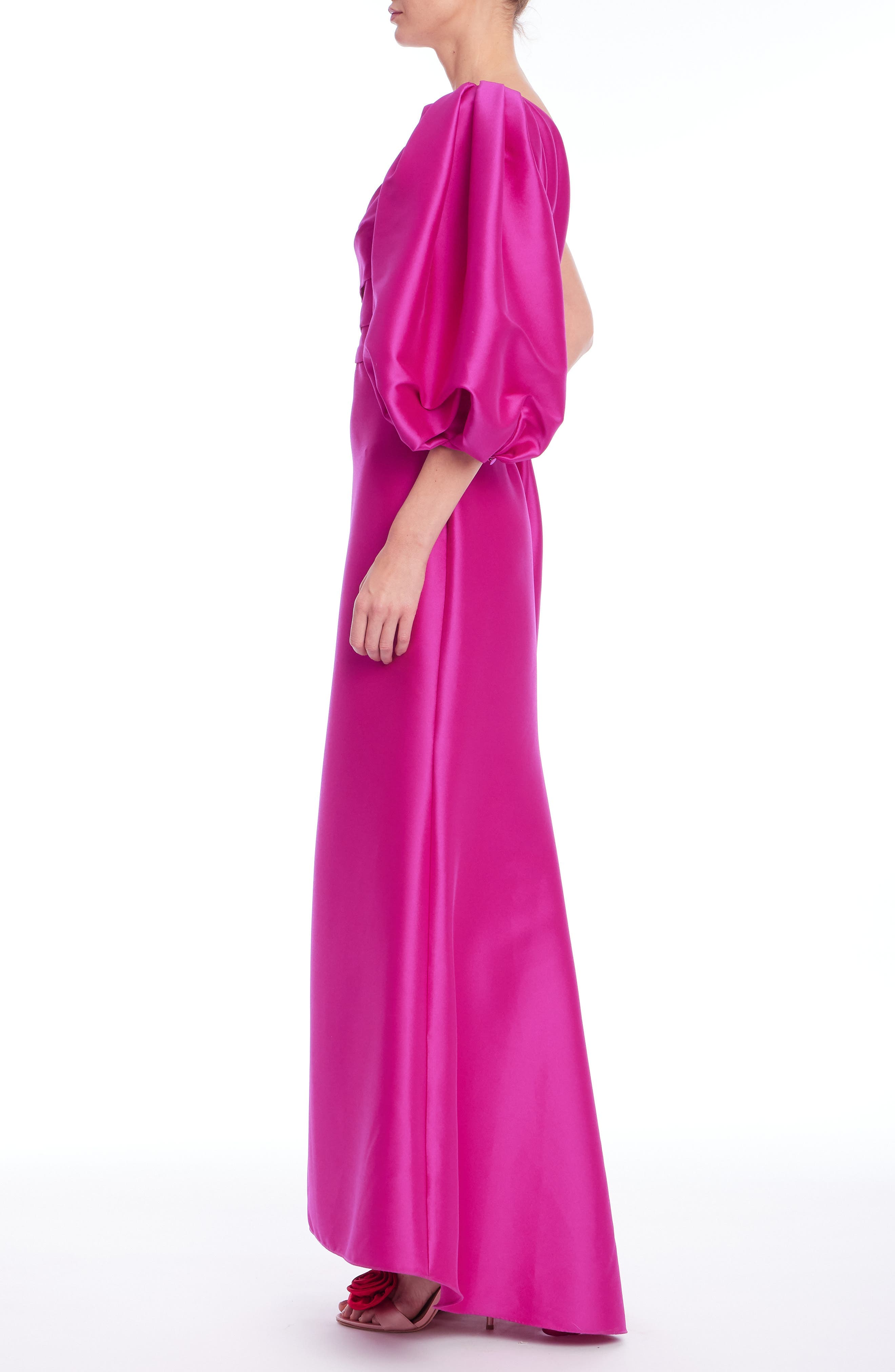 One-Shoulder Mikado Gown - image 2