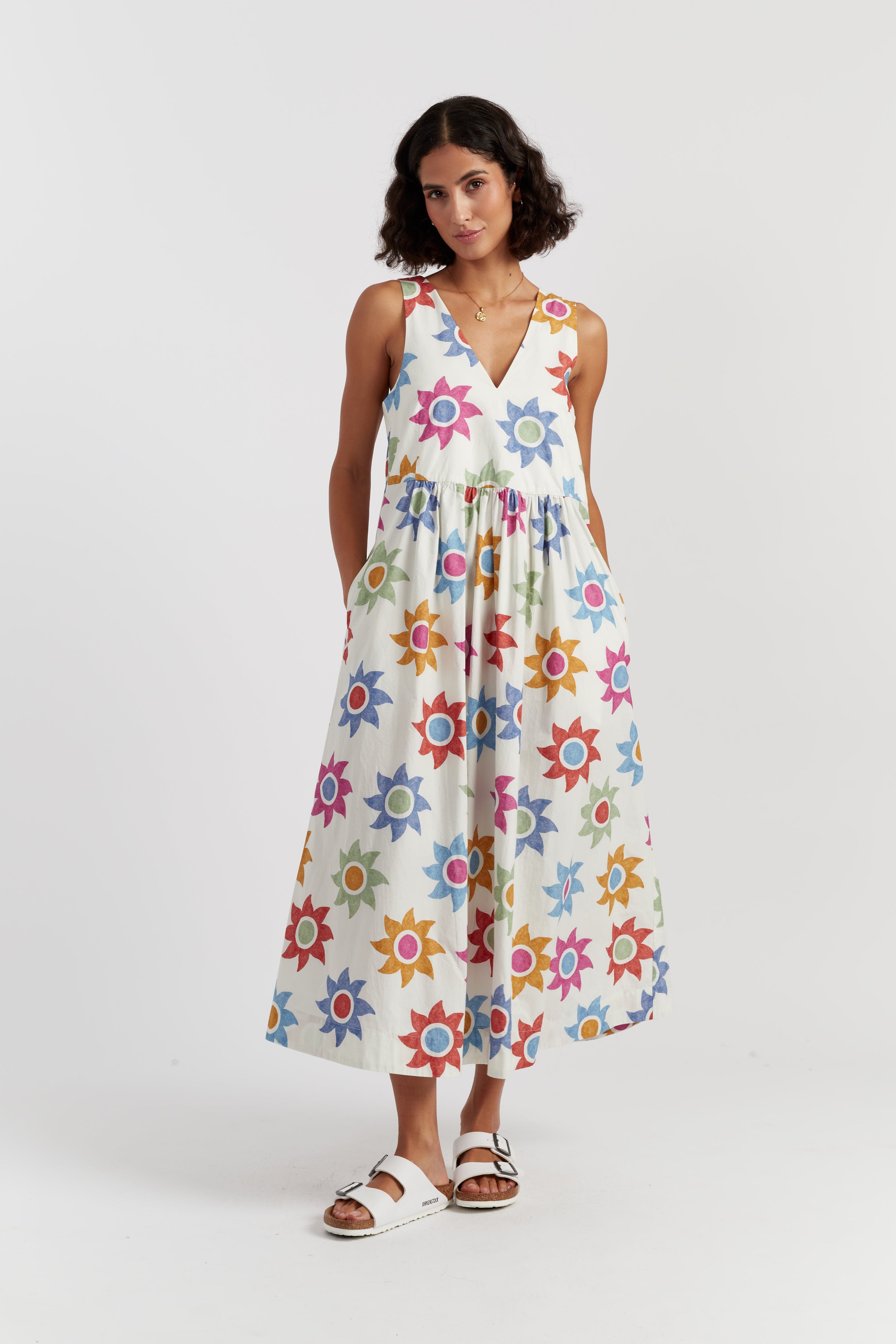 Cotton Sol Summer Dress - image 1