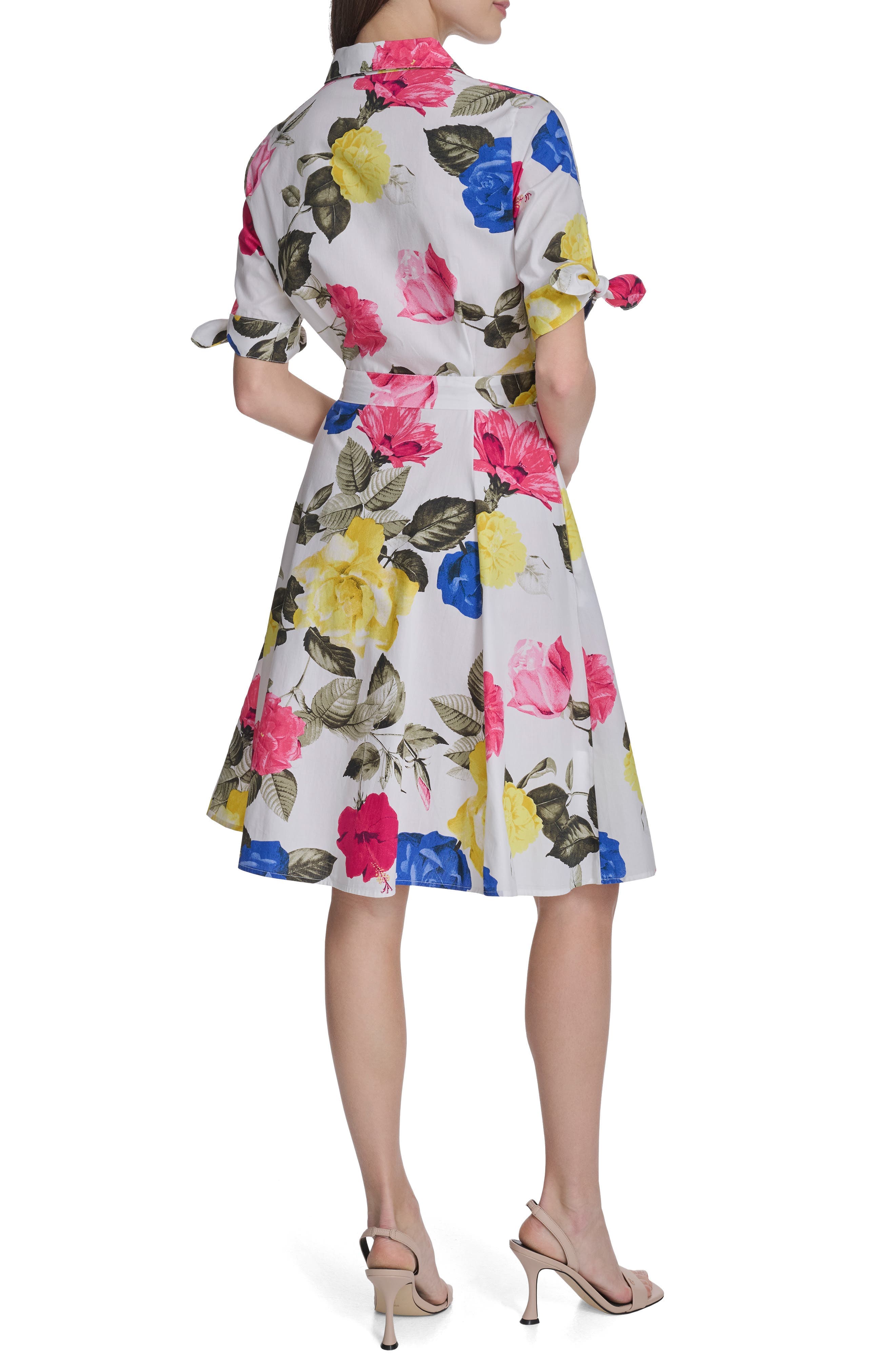 Short Sleeve Cotton Shirtdress - image 4